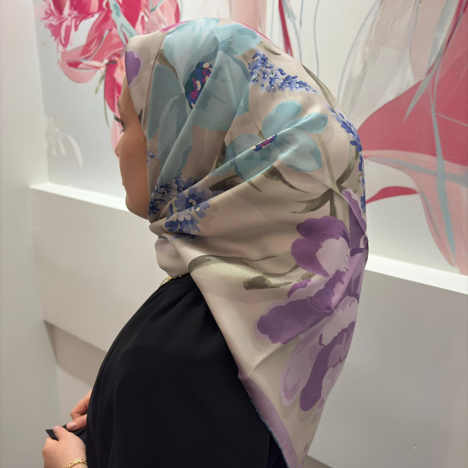 Armine 2025-2026 Sonbahar kış Kreasyonu İpek Eşarp 6