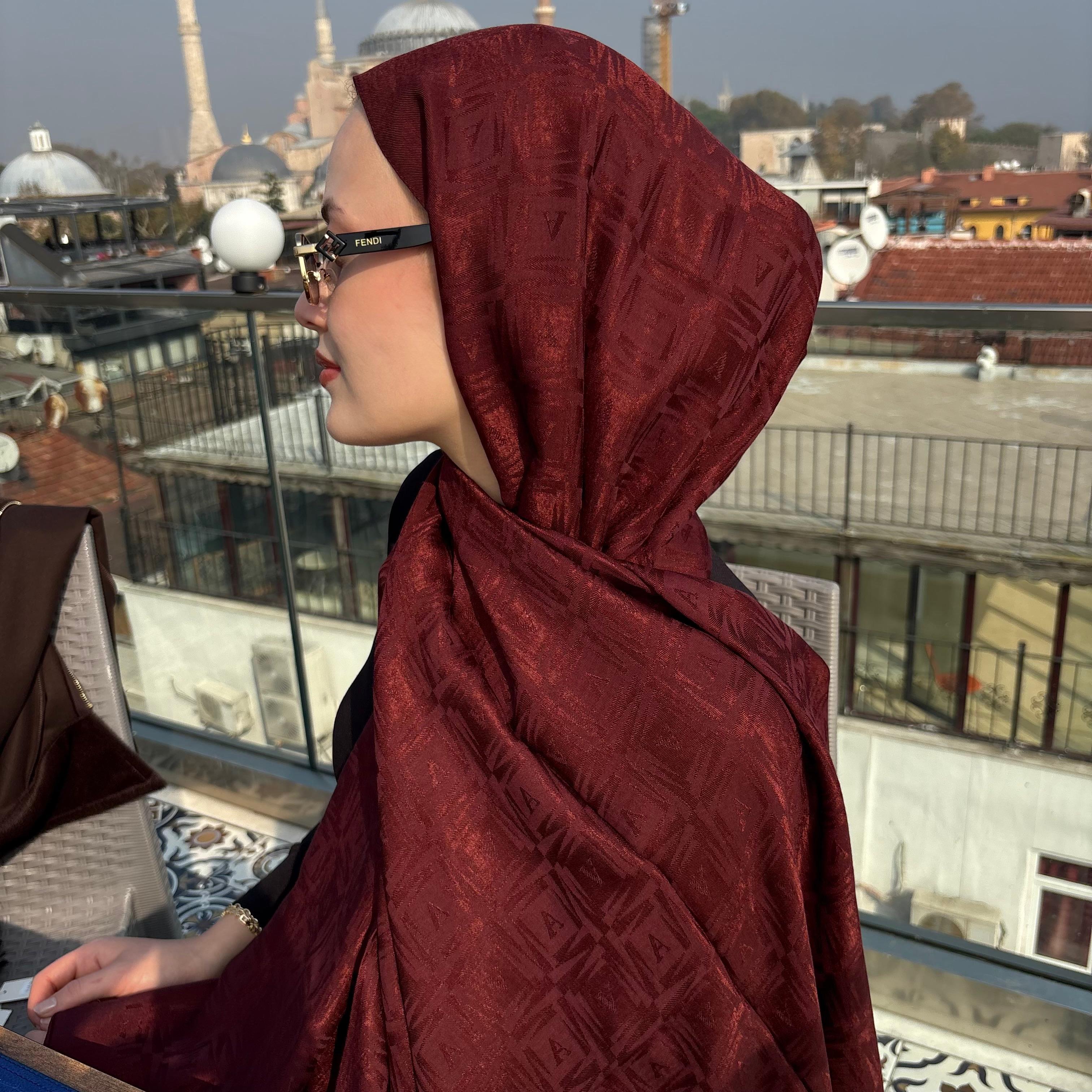 Armine Lyocell Naia Kare Monogram Şal 6 32