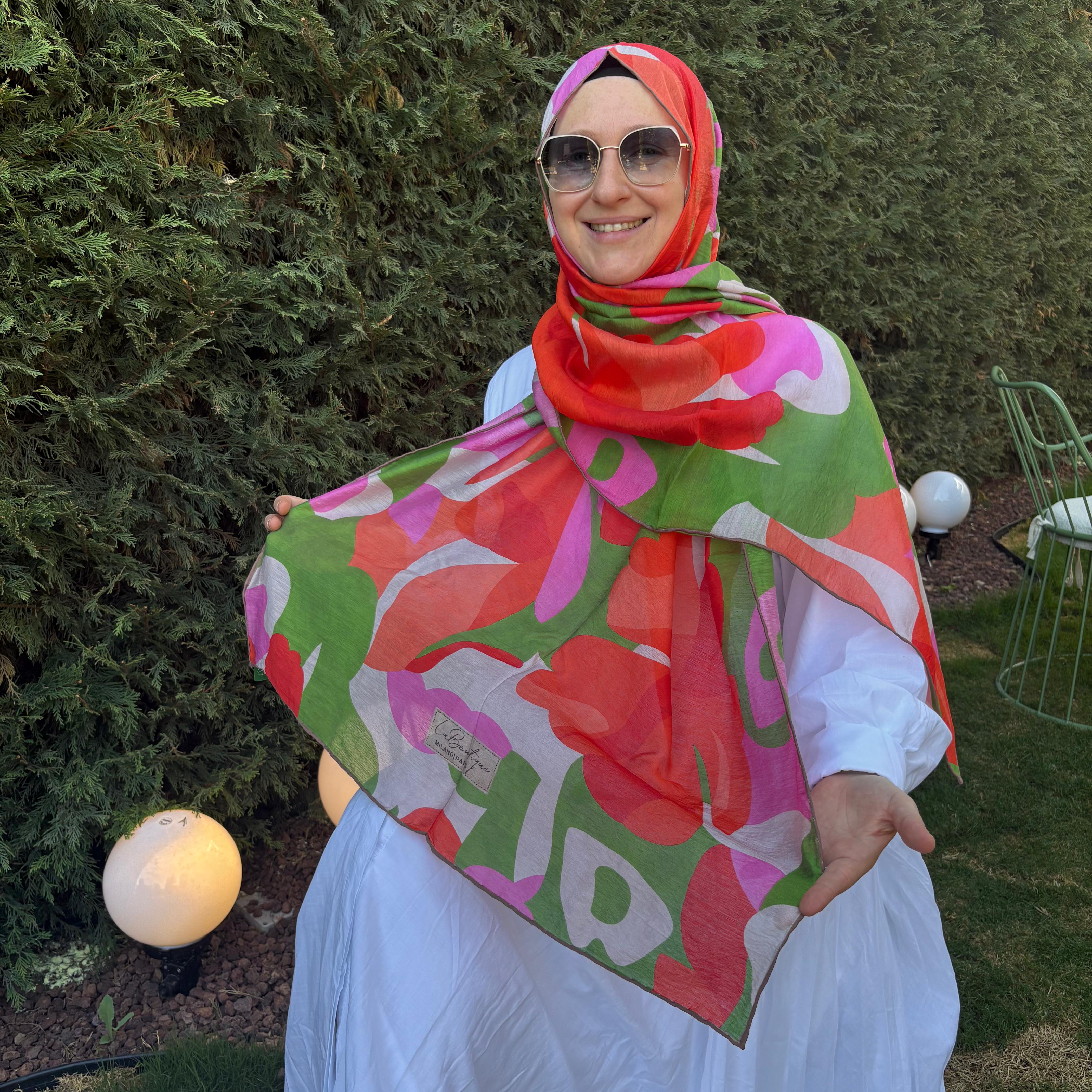 LA BOUTİQUE GÜZ YAZ ŞAL 2434-01