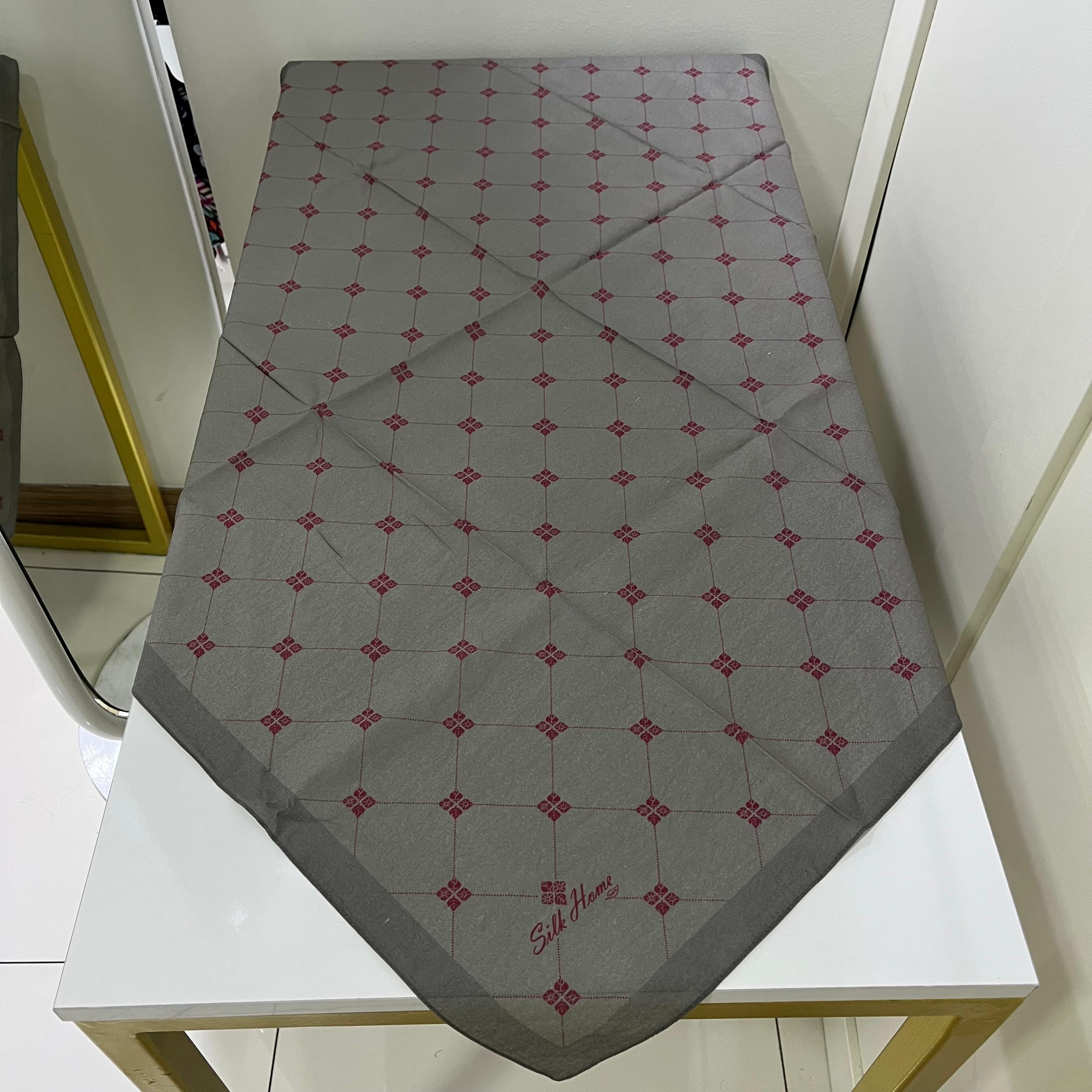 Silk Home Olinda Eşarp - Gri-Fuşya