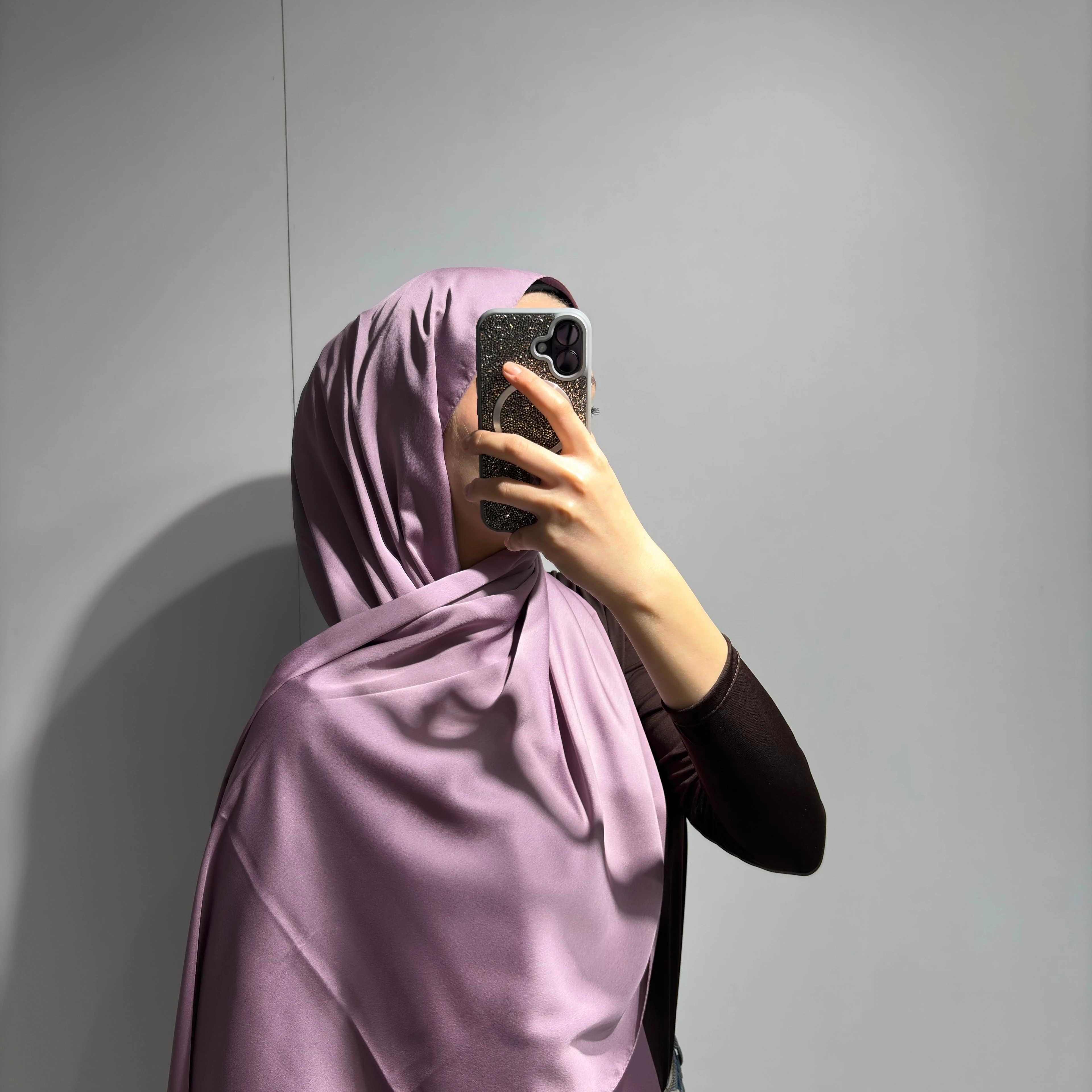 KC Kumlu İpek Şal - Lavanta.