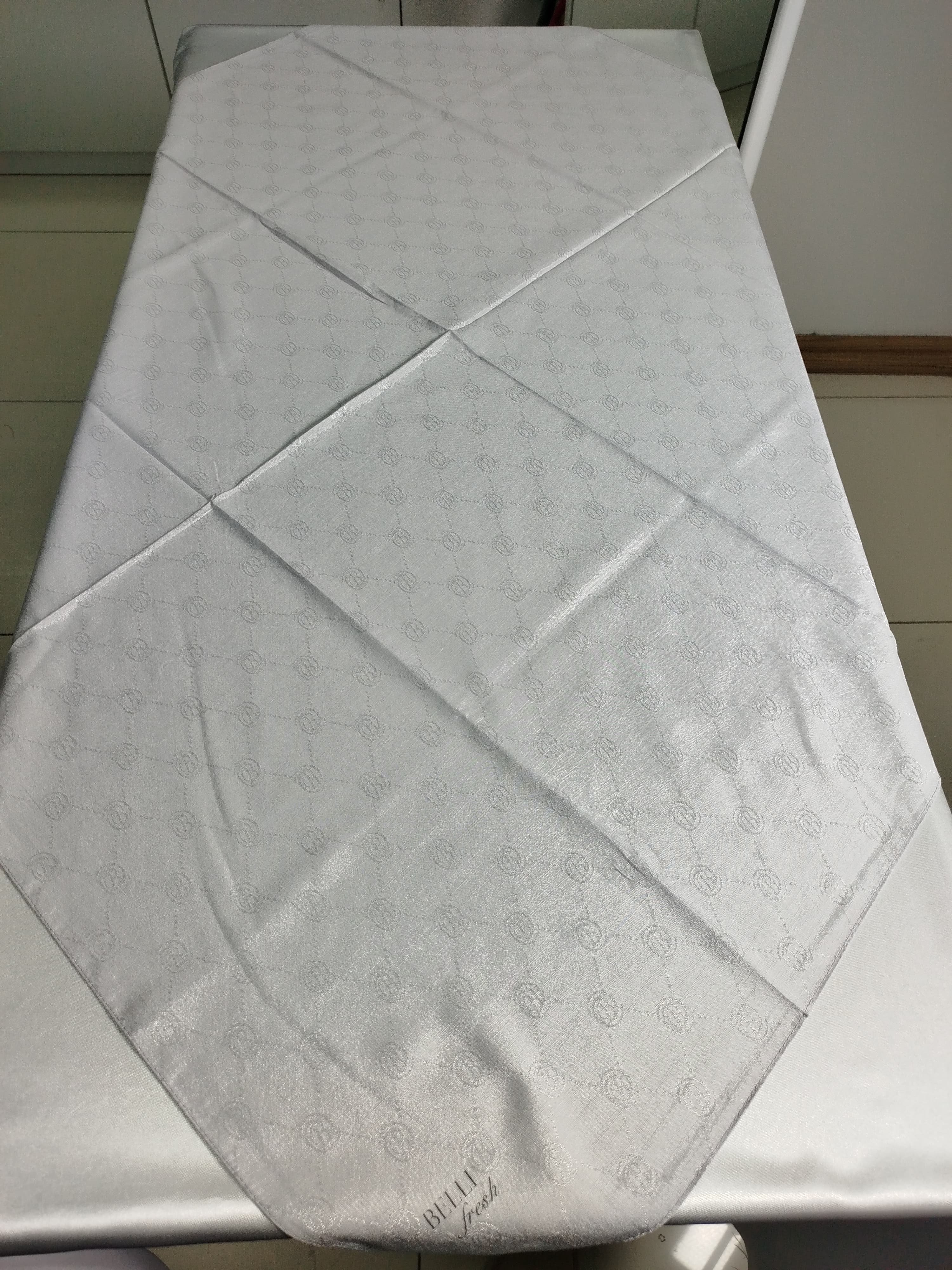 BELLİ FRESH MONOGRAM EŞARP - Açık Gri