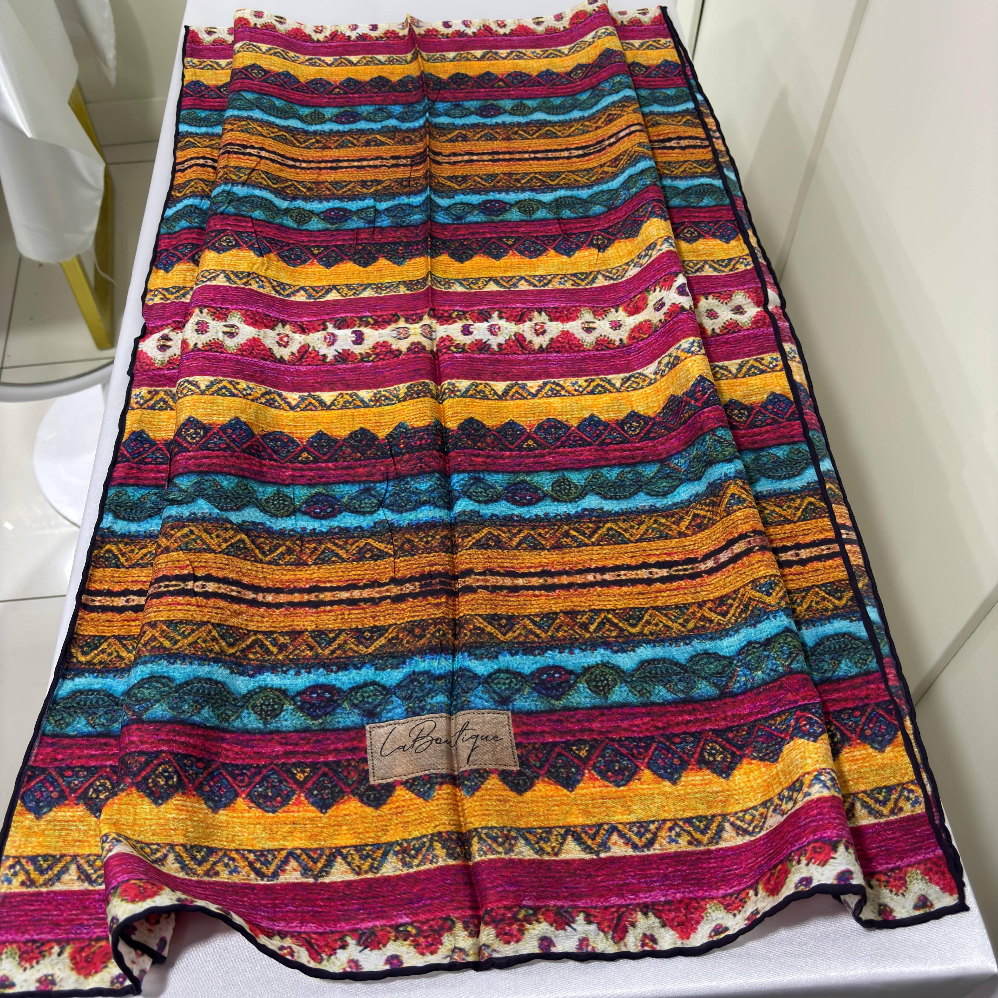 La Boutique Desenli Güz / Yaz Esintisi Şal GYSS224001