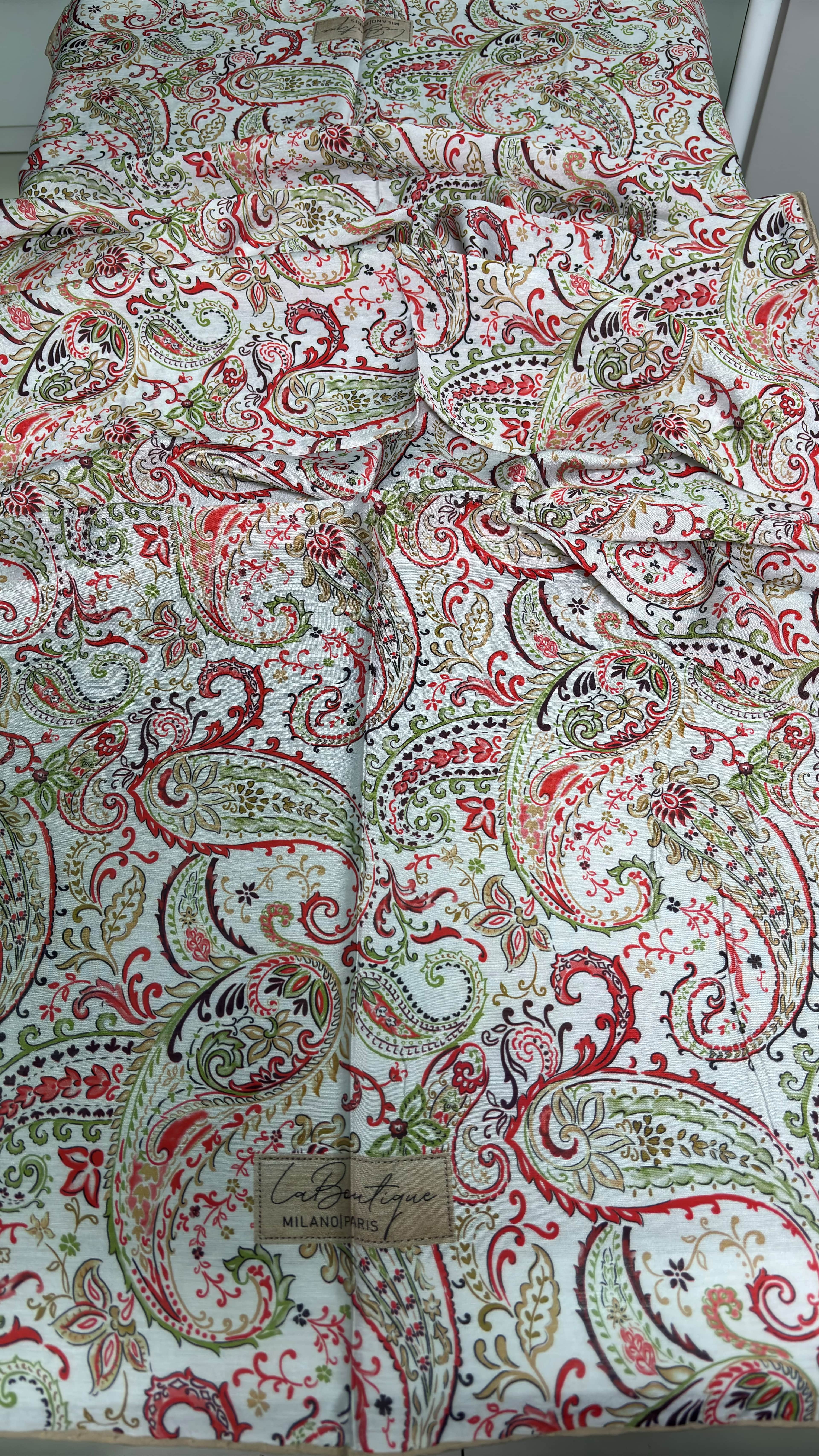 La Boutique Desenli Güz Şal 2402 - 01