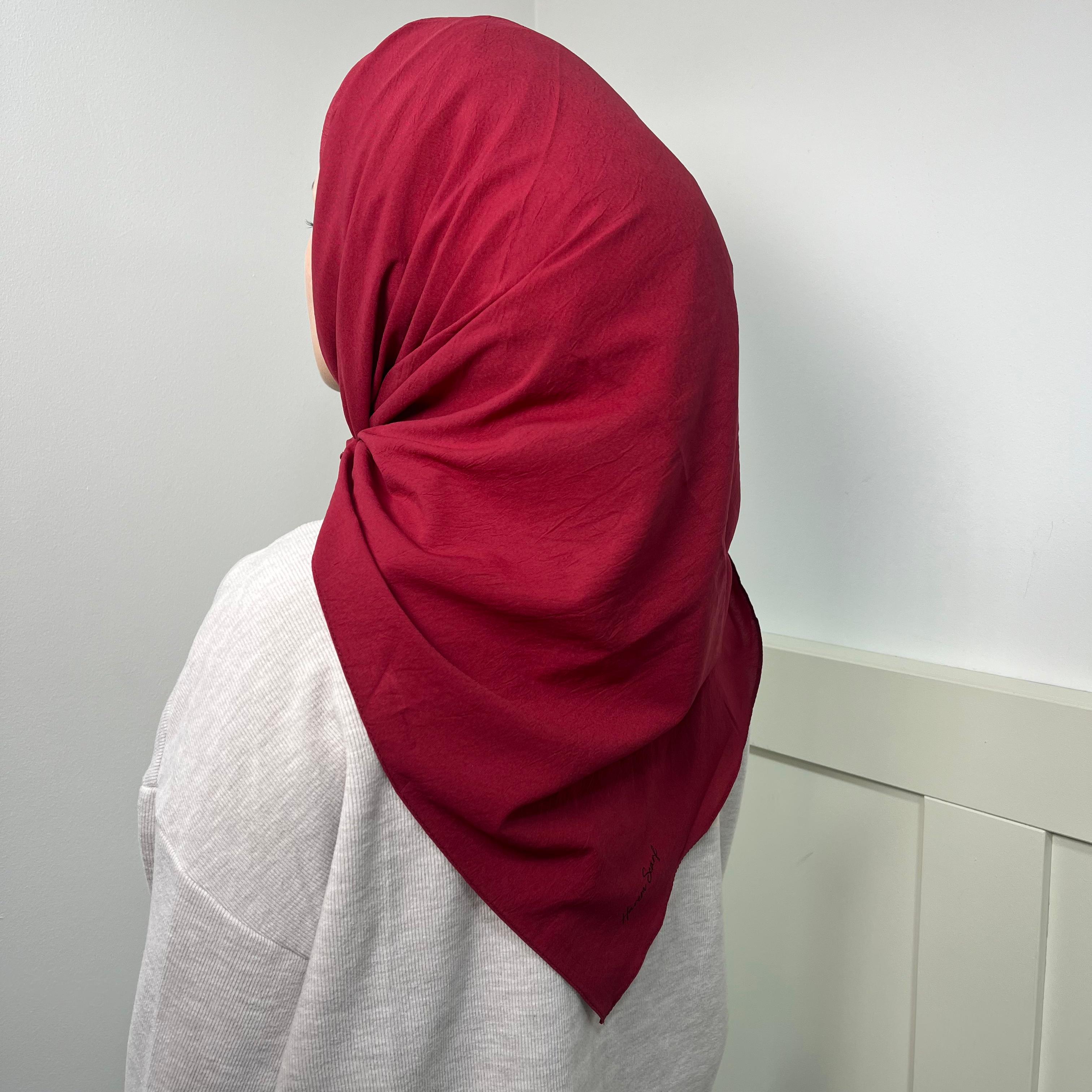 YOK EŞARP ASYA - Bordo-