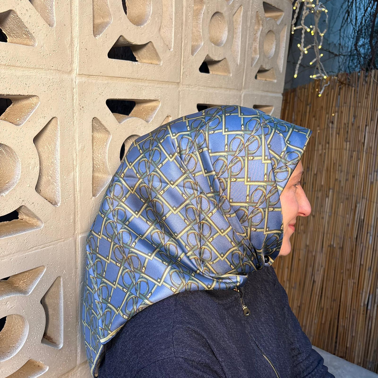 Belli 2025-2026 Sonbahar Kış Kreasyonu İpek Eşarp