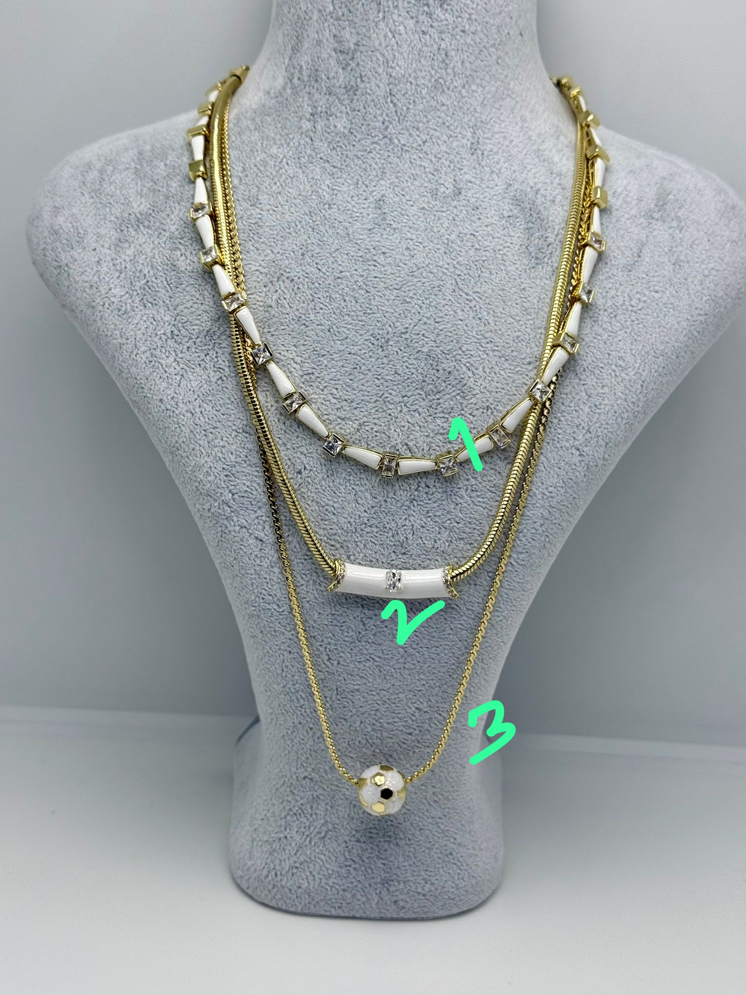 14 K Renk White Dream Kolyeler