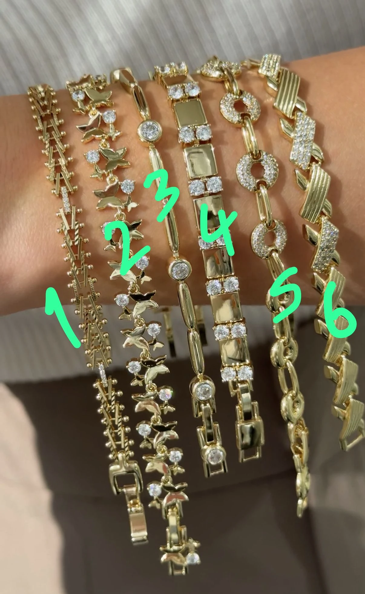 14 k Renk Kuyumcu Model Bileklikler