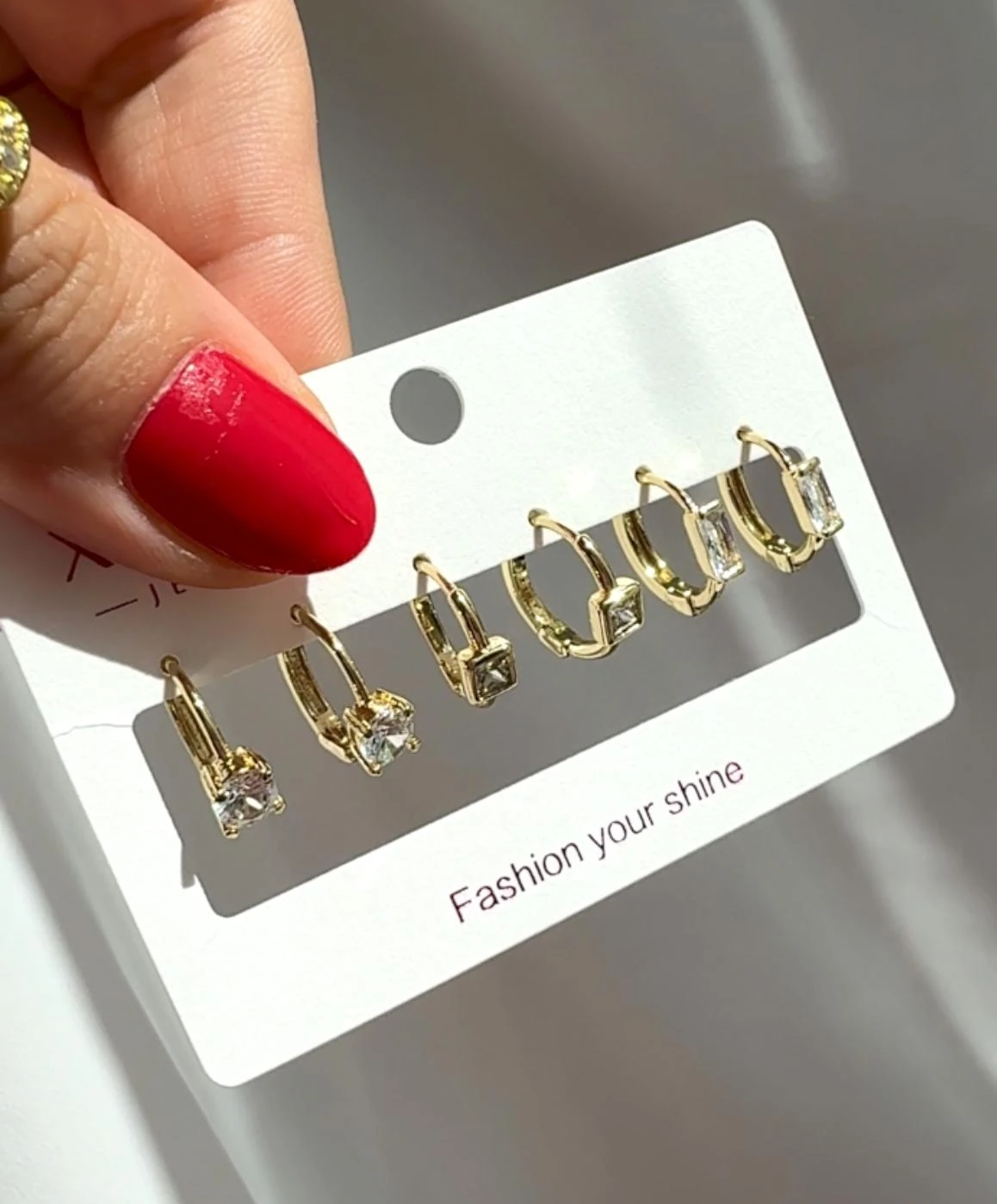 Vip 14 K Renk Altılı Küpe Kombini Bagi