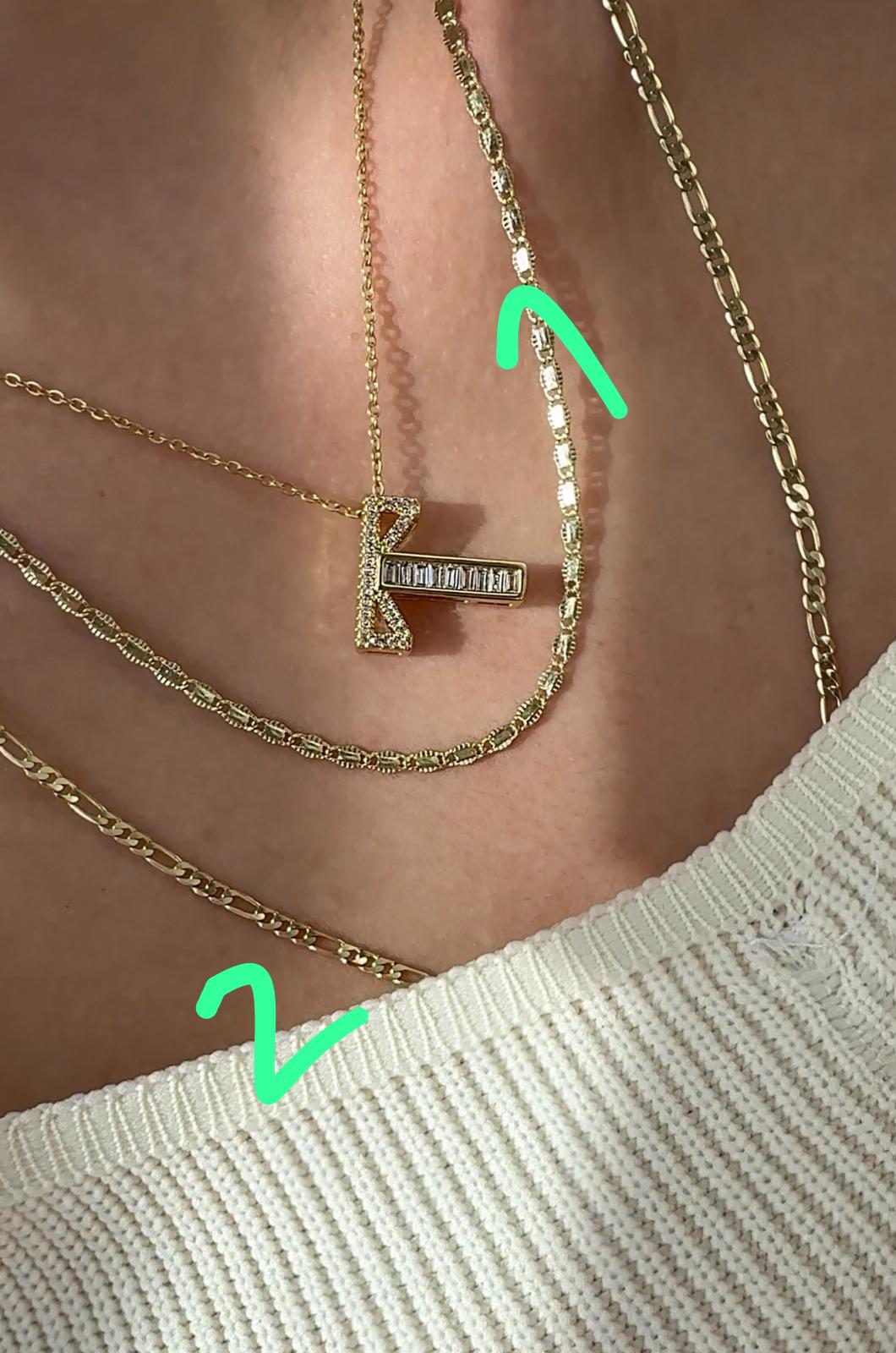 Vip 14 K Renk Klass Zincir Kolyeler