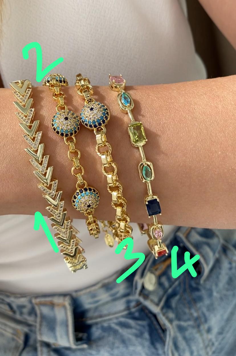 14 K Renk My Bileklikler