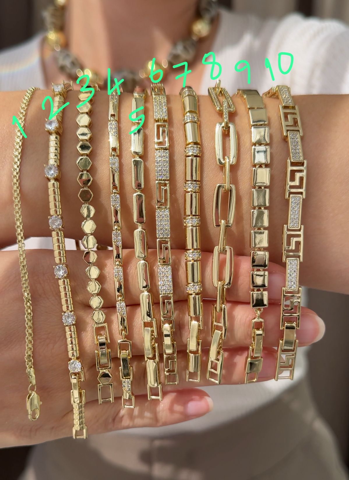 14 K Renk Premium Bileklikler