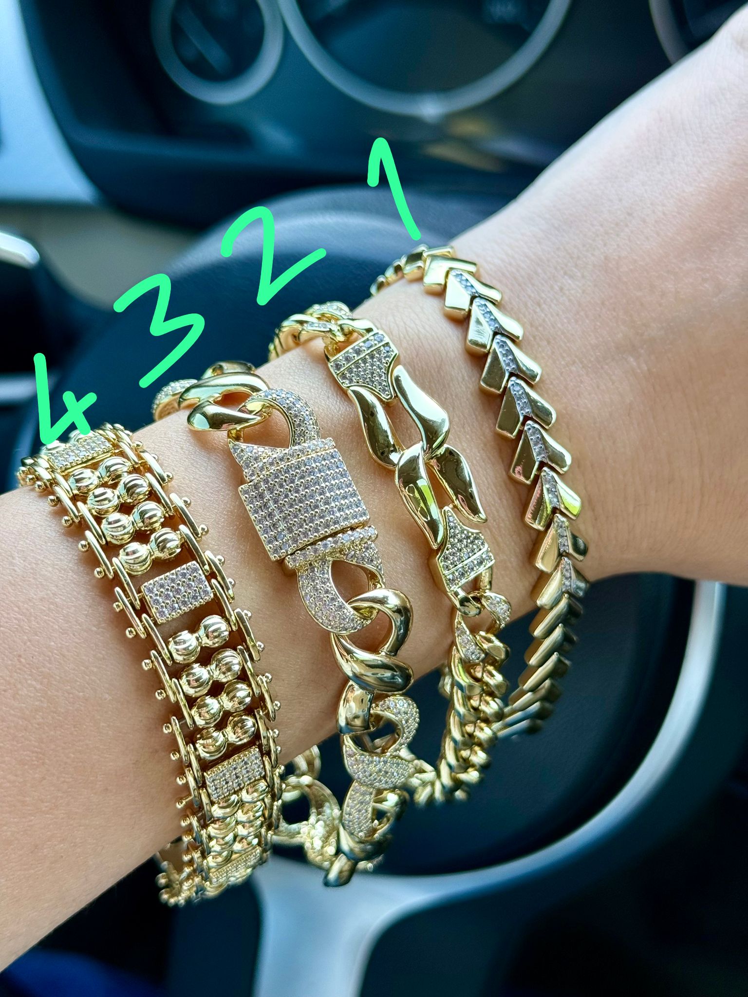 Vip 14 K Renk Bigy Bileklikler