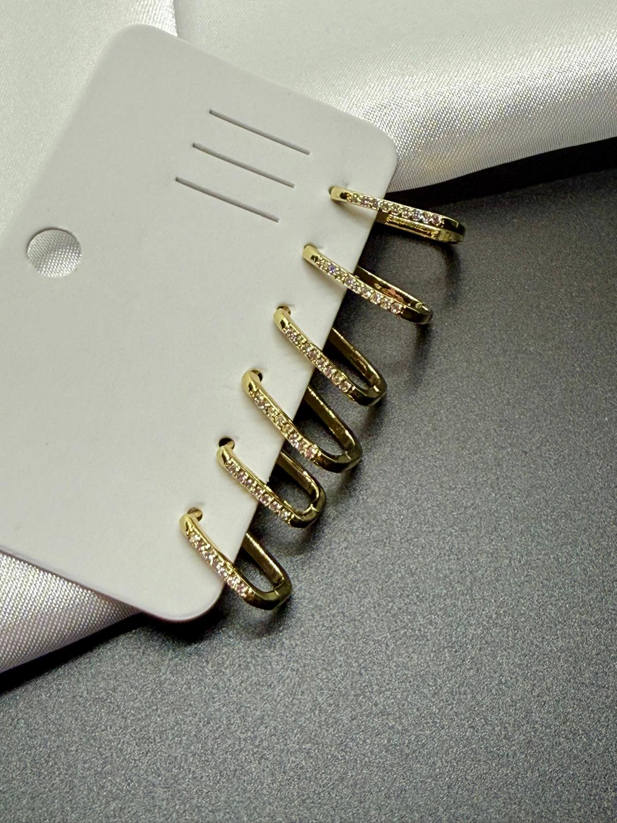 14 K Renk Premium Altılı Küpe Linki