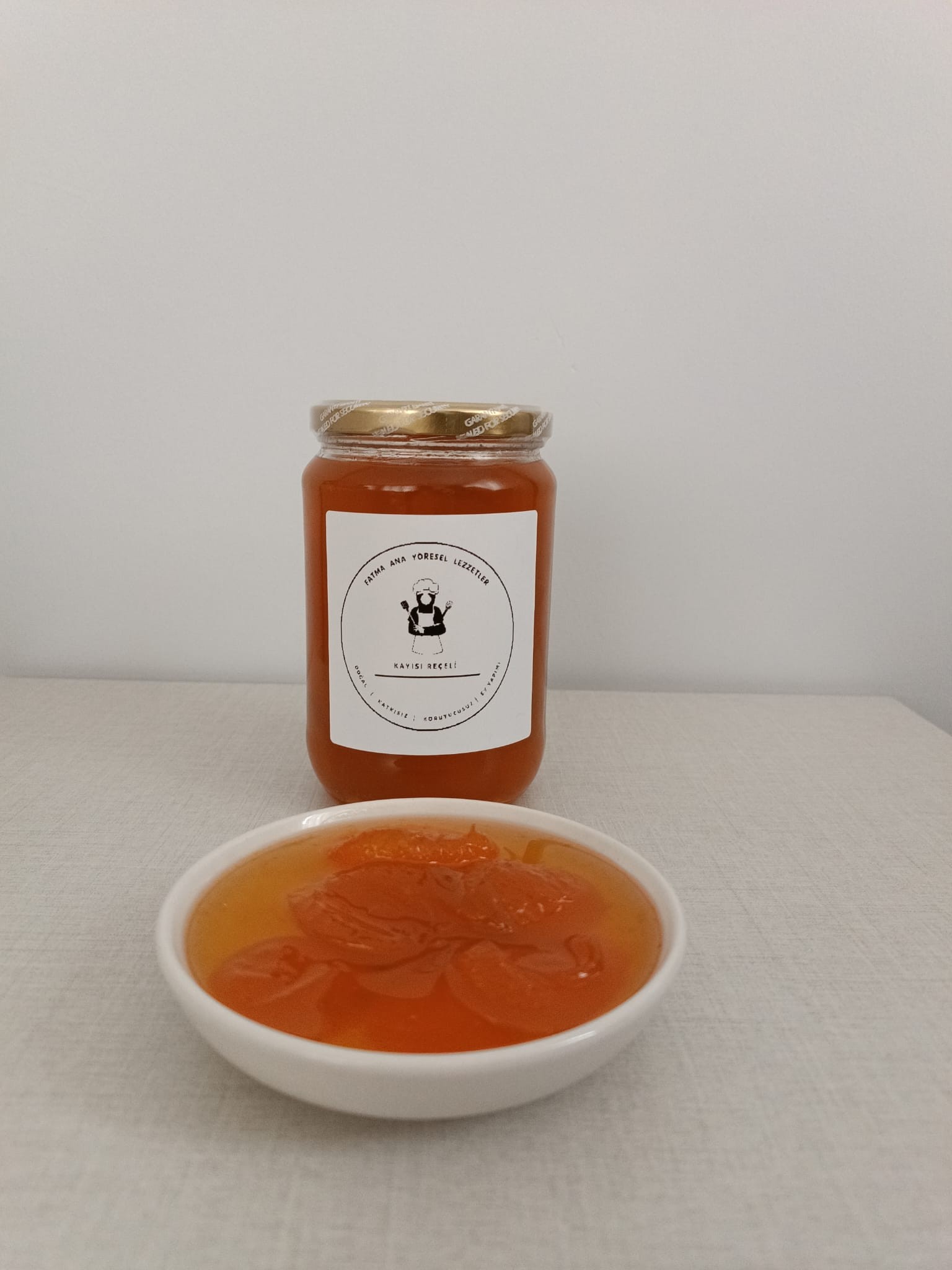 Kayısı Reçeli (Doğal, Ev Yapımı) 800 Gr
