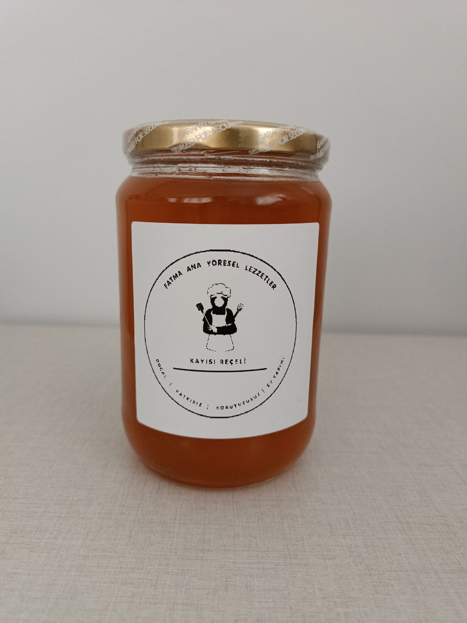 Kayısı Reçeli (Doğal, Ev Yapımı) 800 Gr