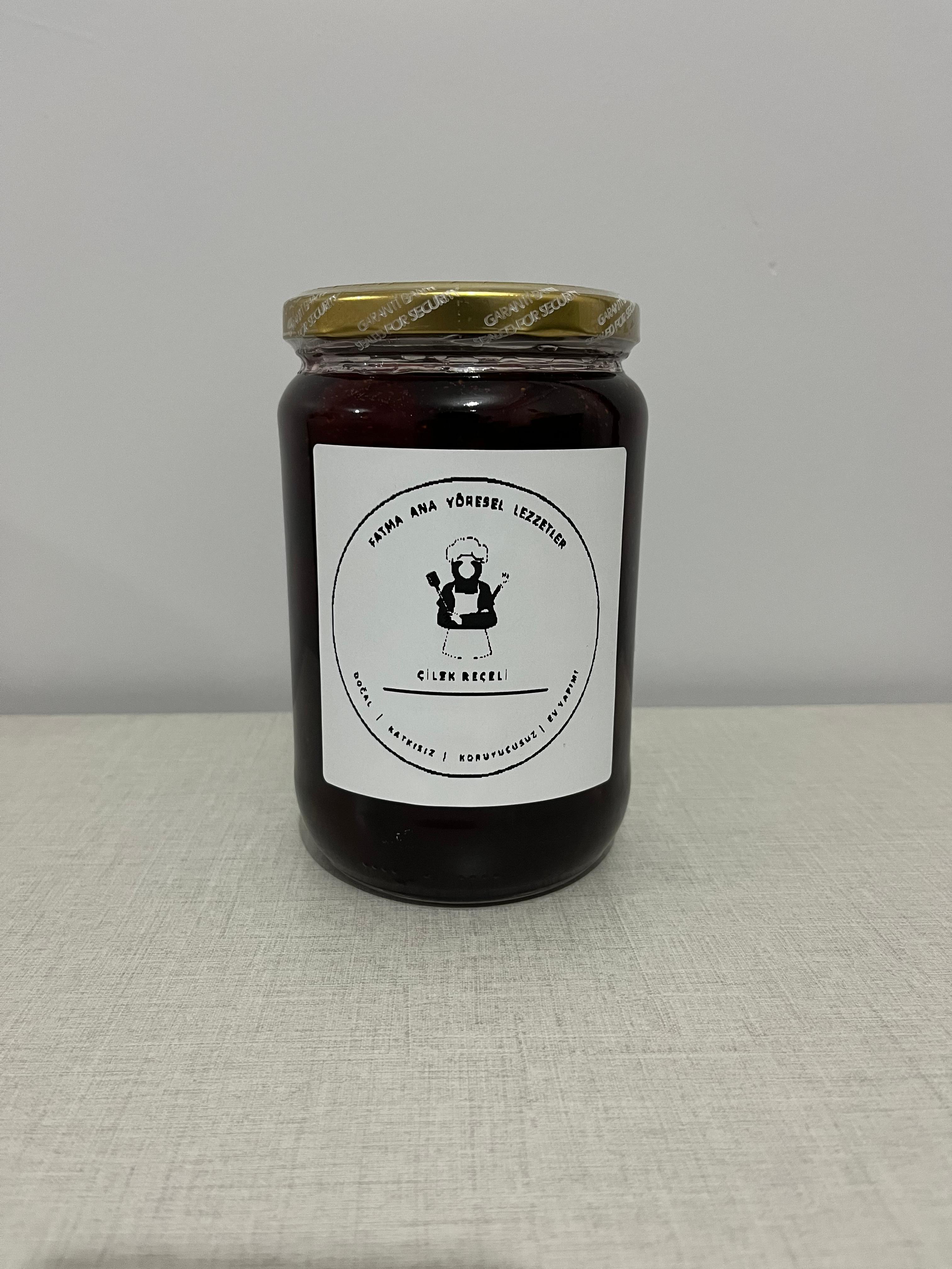 Çilek Reçeli (Doğal, Ev Yapımı) 800 Gr