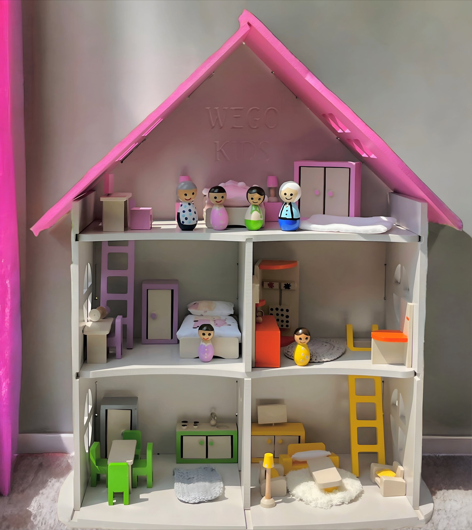 BÜYÜK BOY OYUN EVİ - PEMBE SERİ -