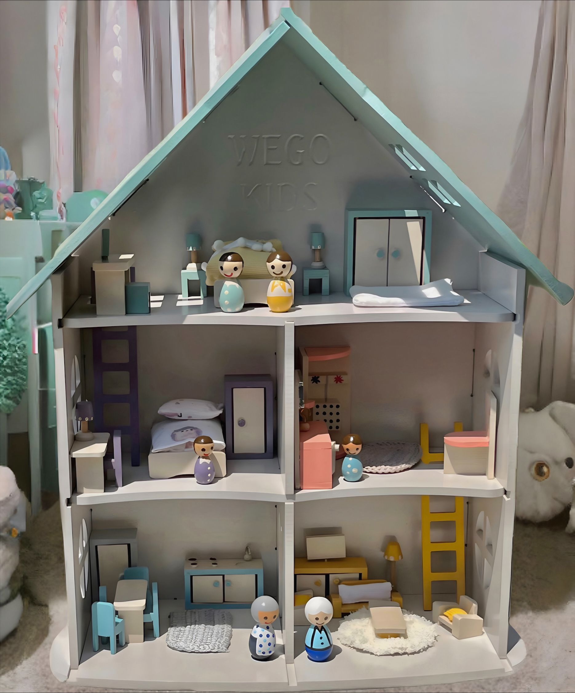 Büyük Boy Oyun Evi - Mint Yeşil