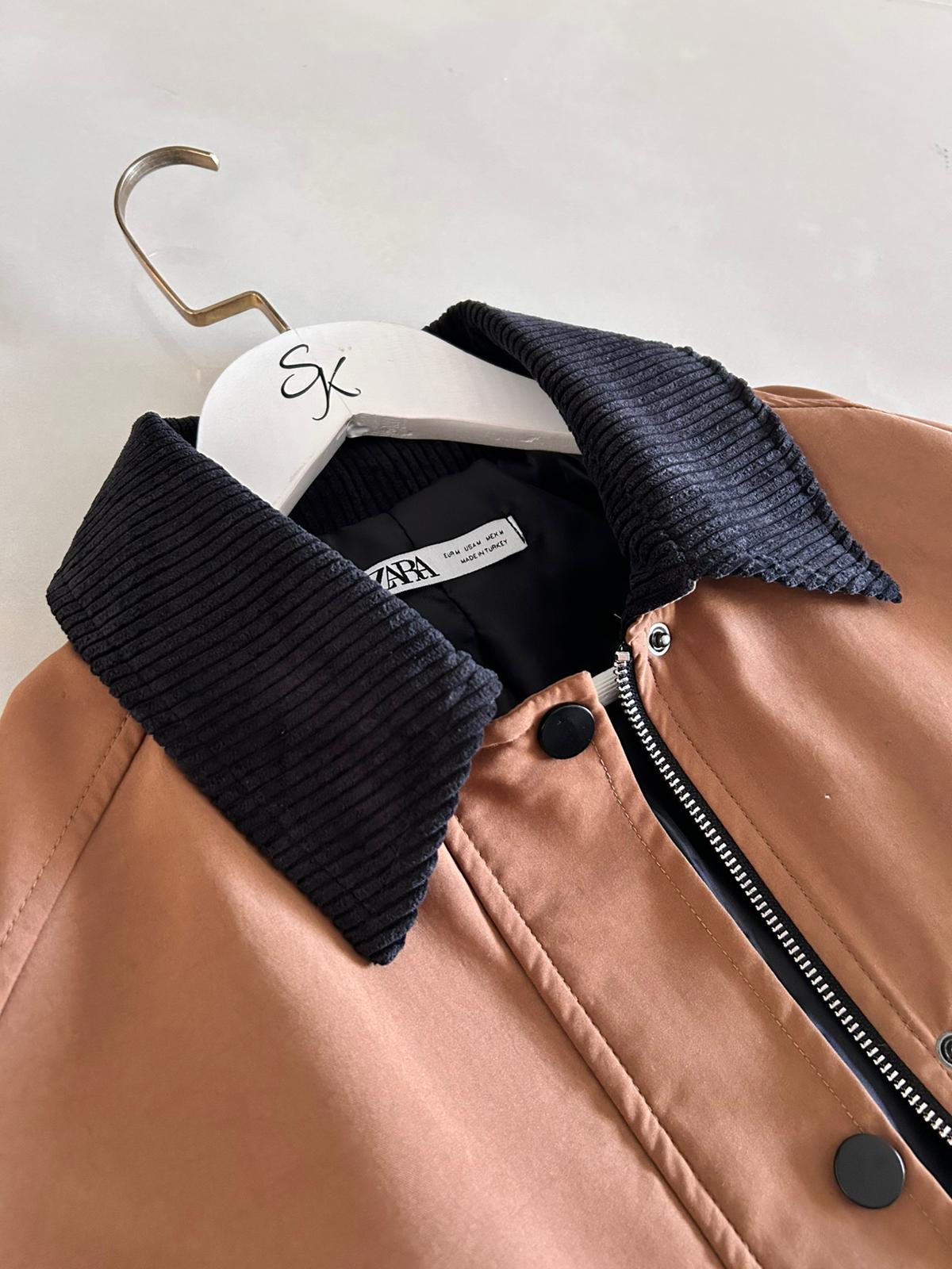 Marka Model Kadife Yaka Trenç