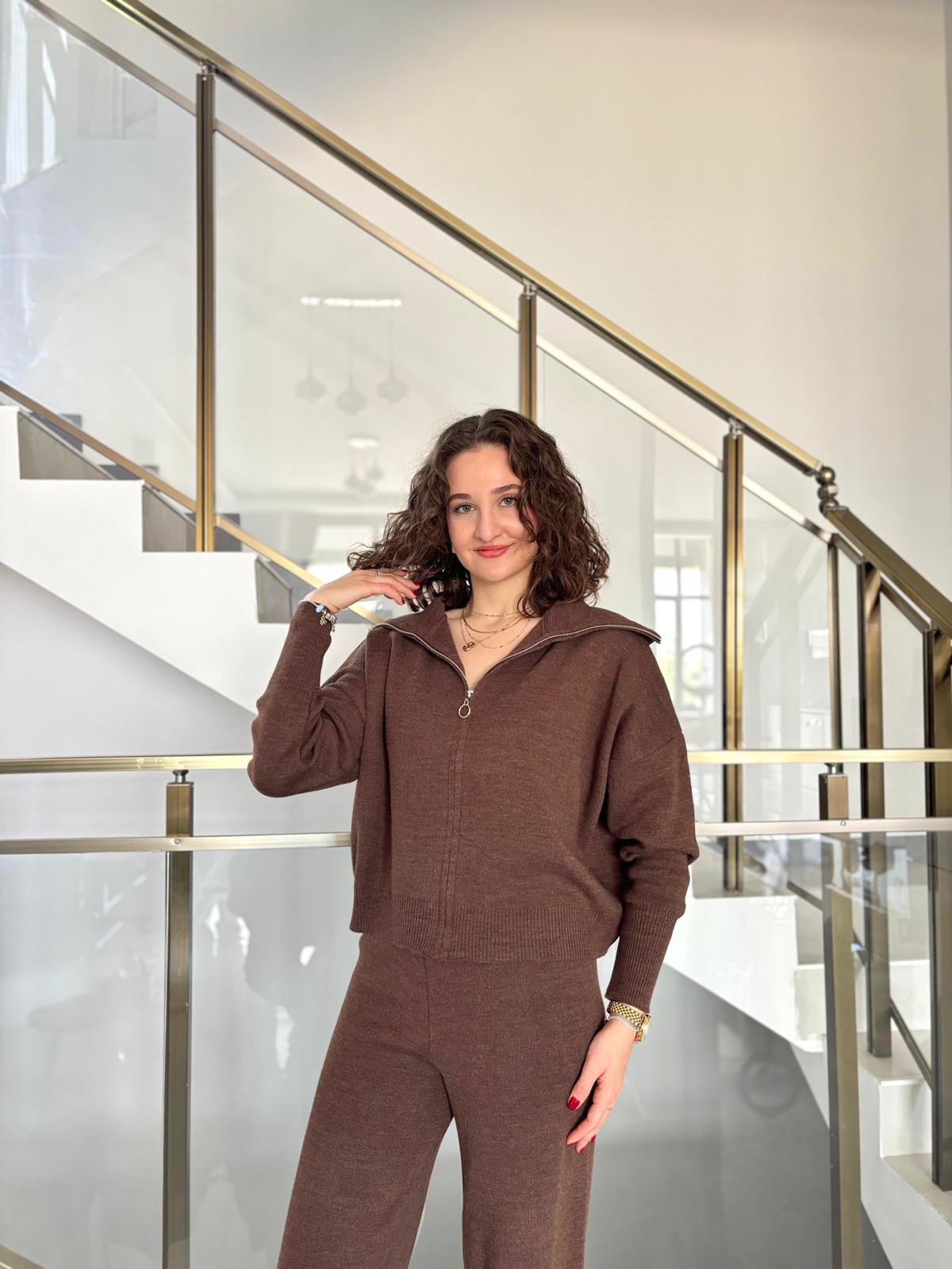 Samir Fermuarlı İkili Triko Takım