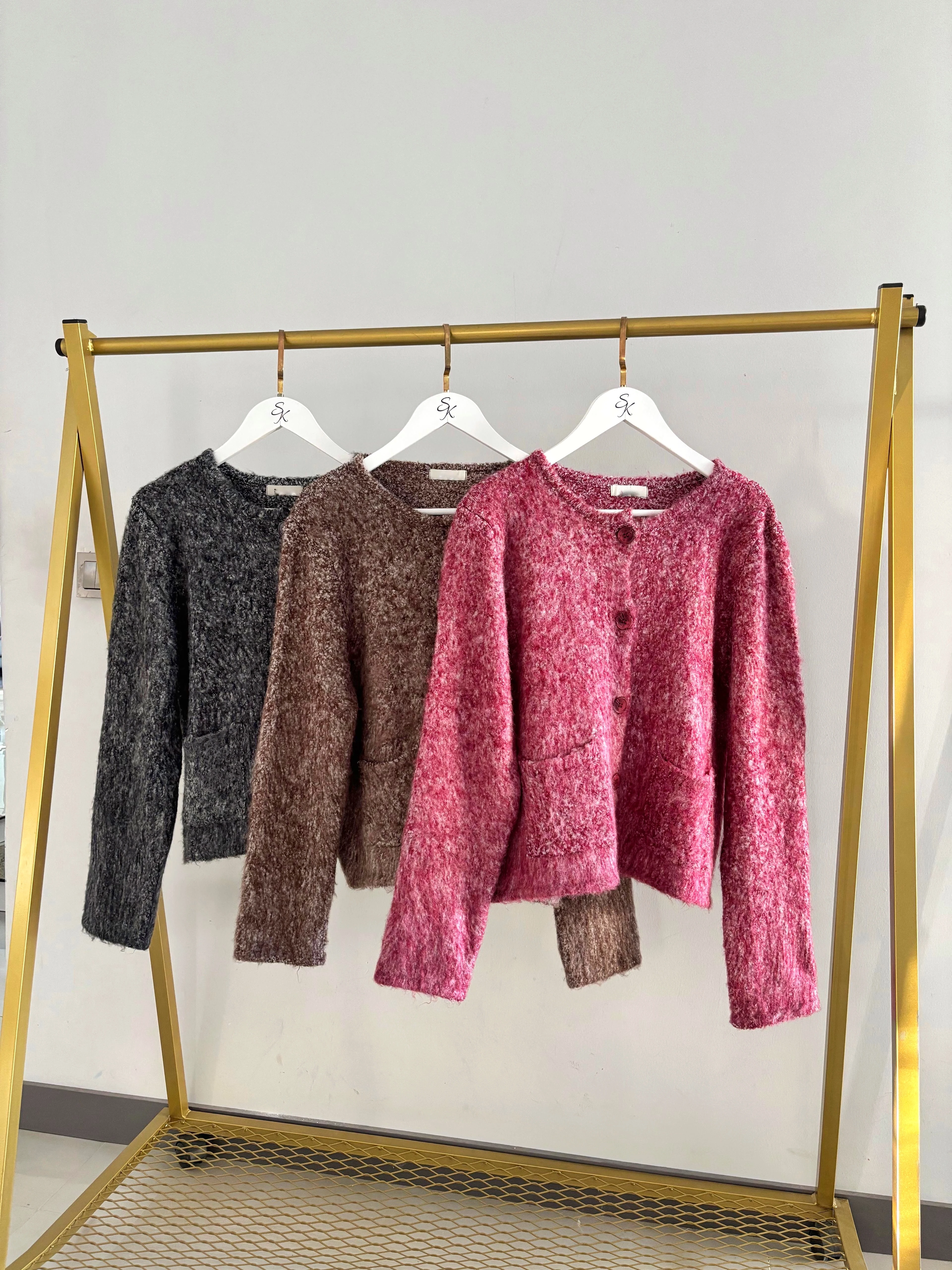 Kırçıllı Yumoş Oversize Hırka