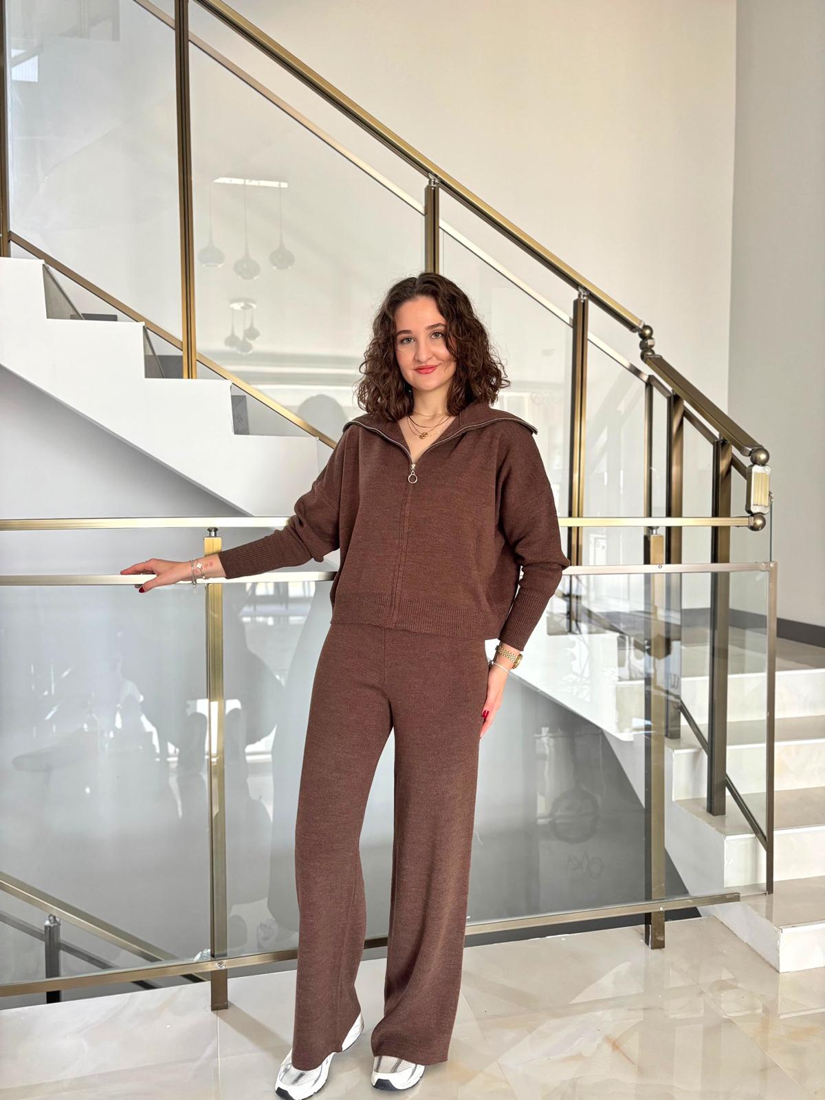 Samir Fermuarlı İkili Triko Takım