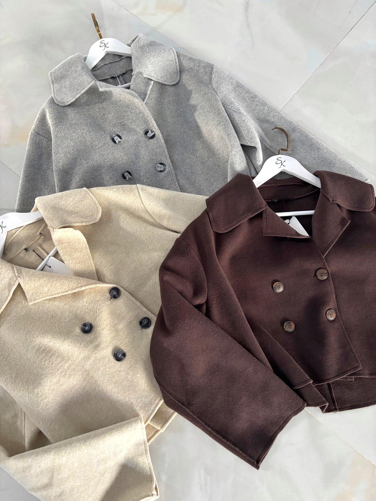 Çift Taraflı Yumoş İthal Kaşe Kaban