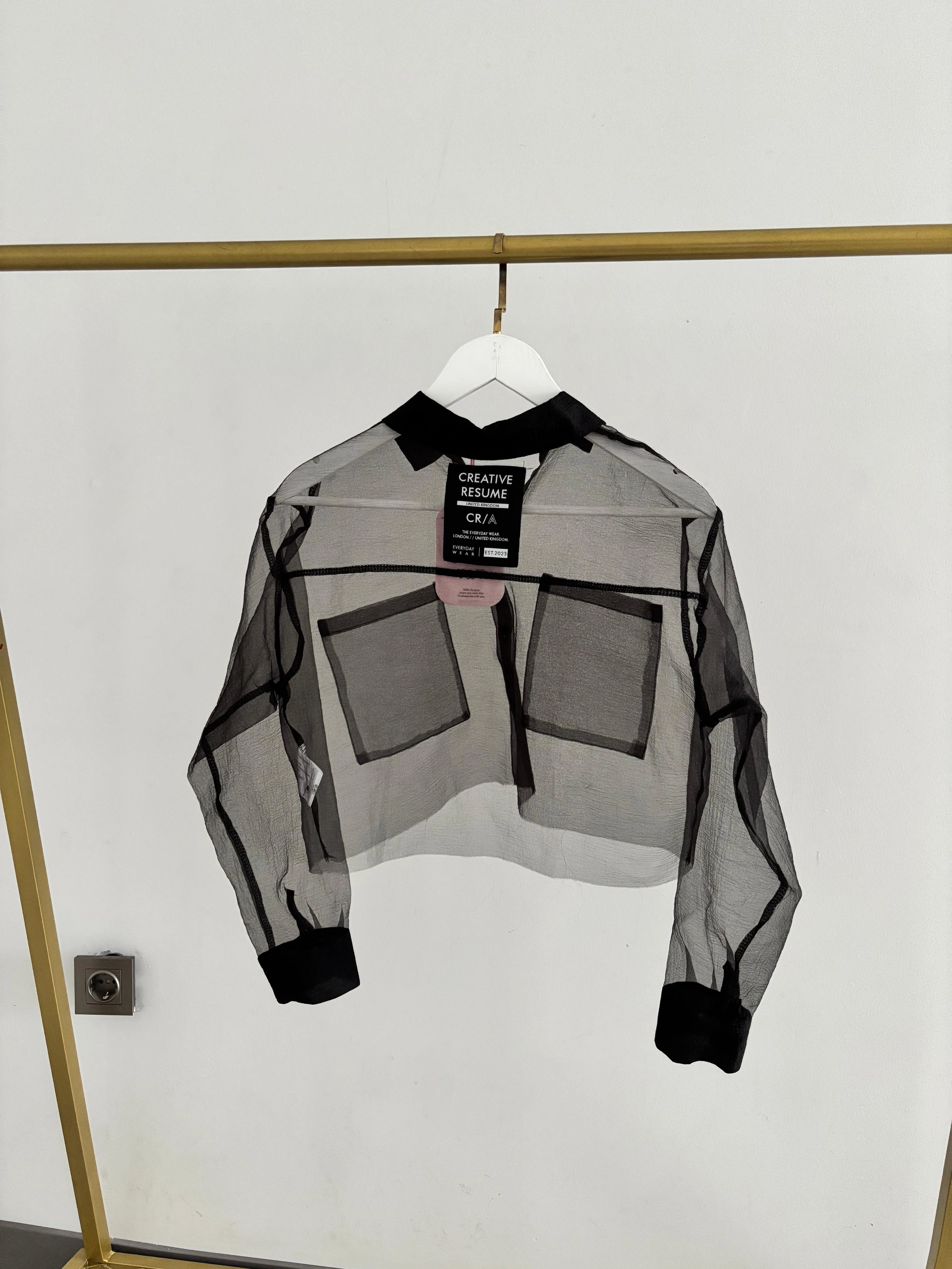 Siyah Organize Gömlek 