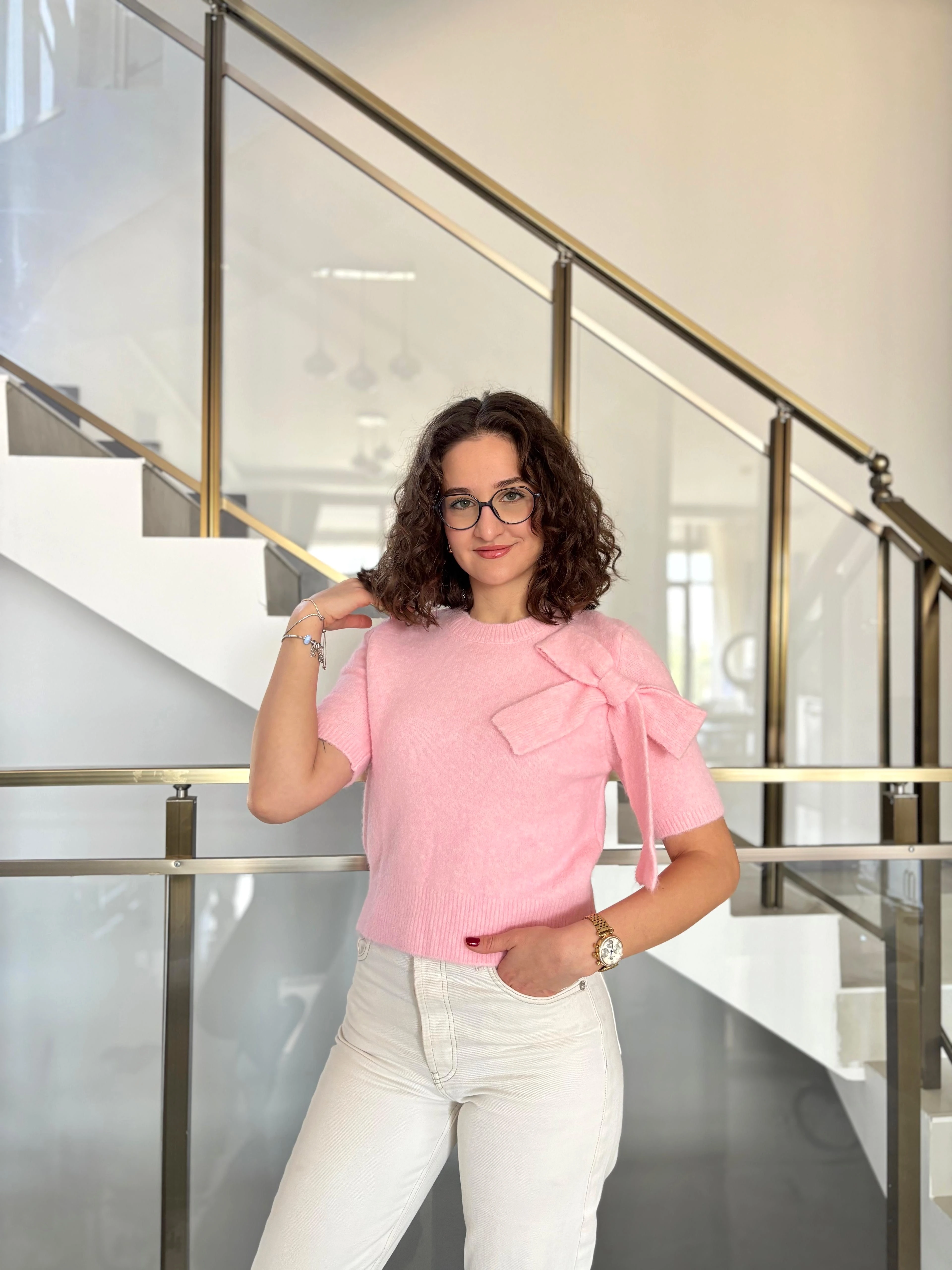 Fiyonk Detaylı Yumoş Triko Kazak