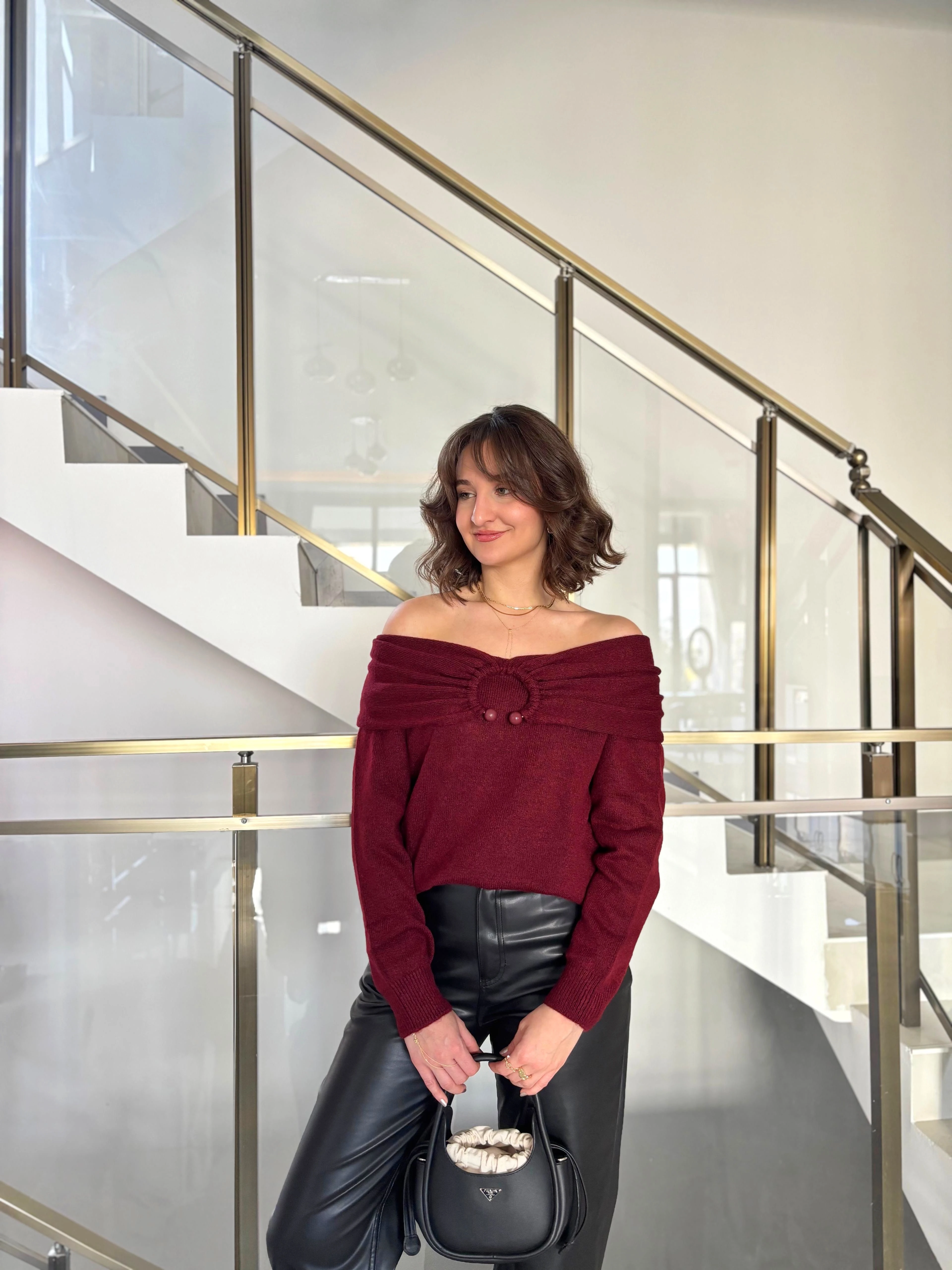 Madonna Yaka Toka Detaylı Triko