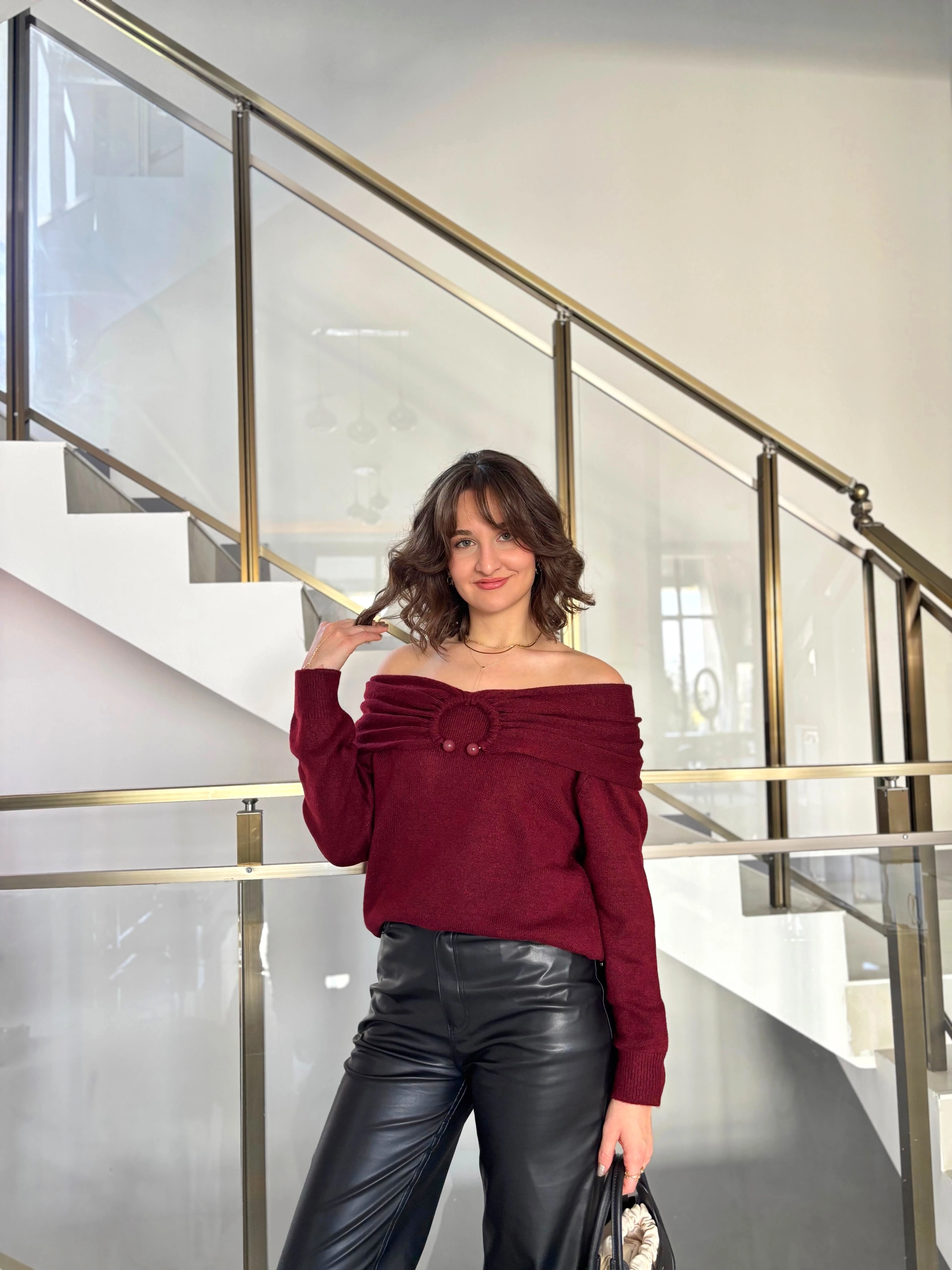 Madonna Yaka Toka Detaylı Triko