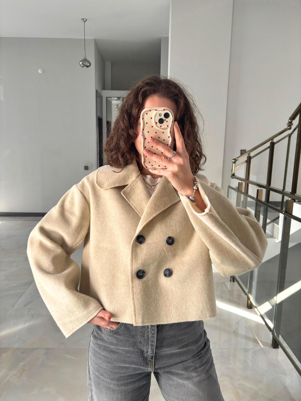 Çift Taraflı Yumoş İthal Kaşe Kaban