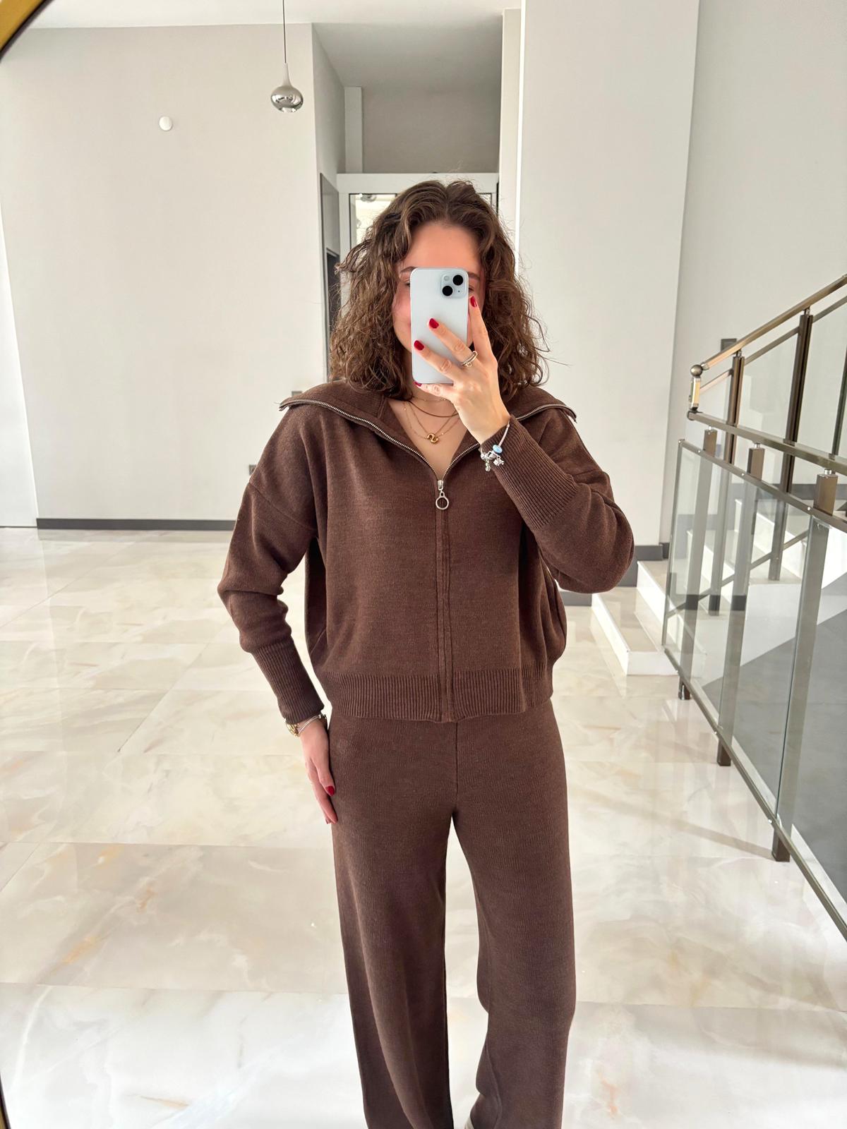 Samir Fermuarlı İkili Triko Takım