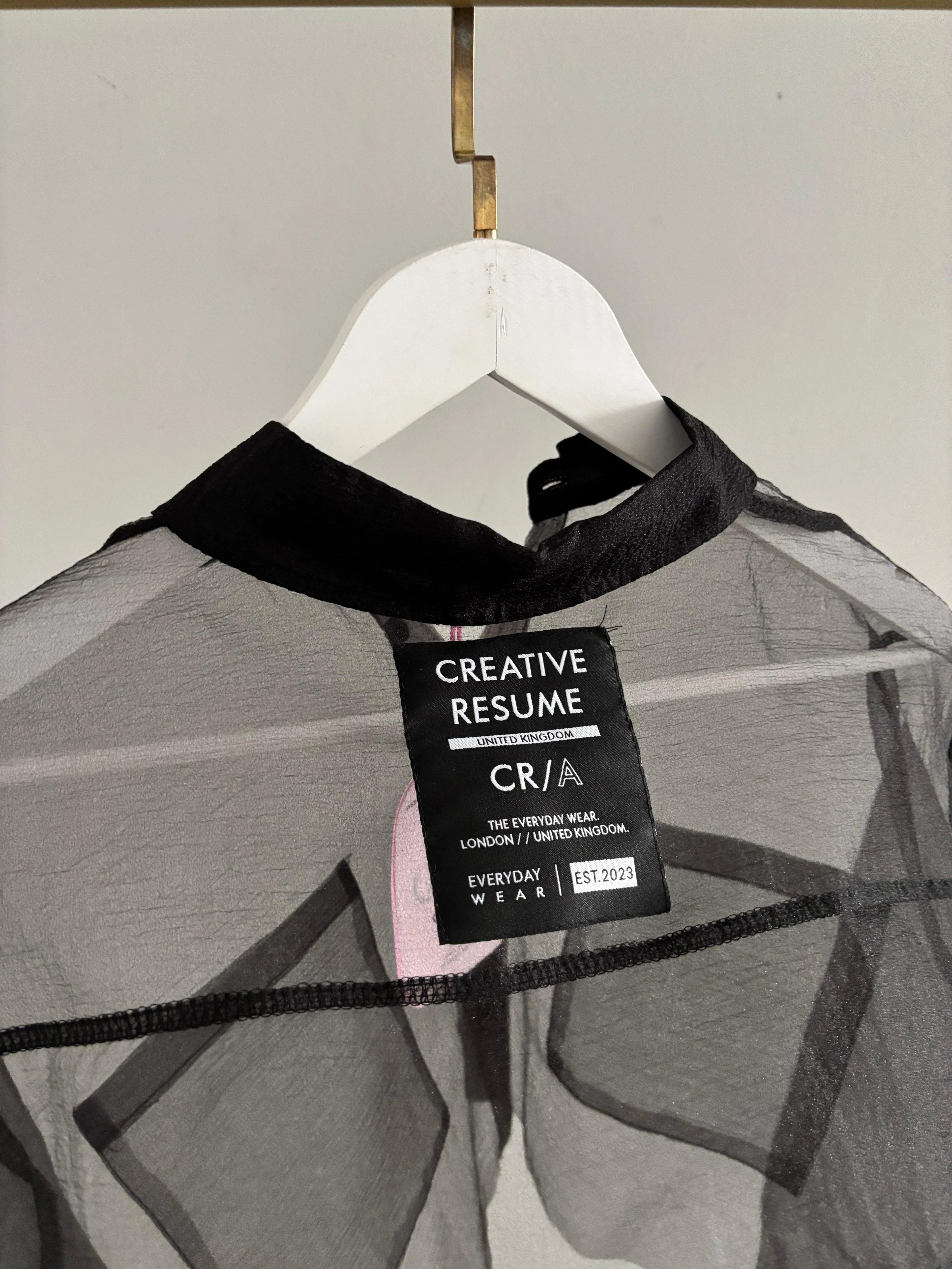 Siyah Organize Gömlek 