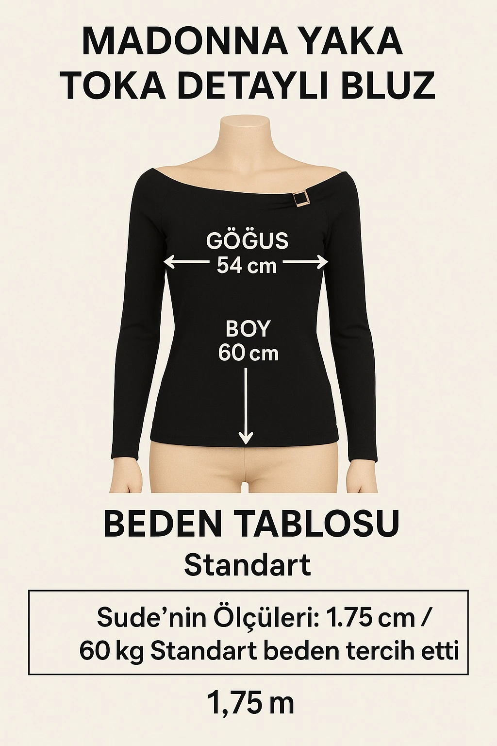 Madonna Yaka Toka Detaylı Triko