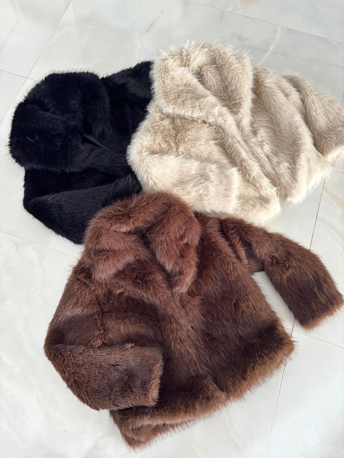 Şal Yaka Tina Kürk (Dar kalıptır mutlaka bir beden büyük sipariş veriniz ! )