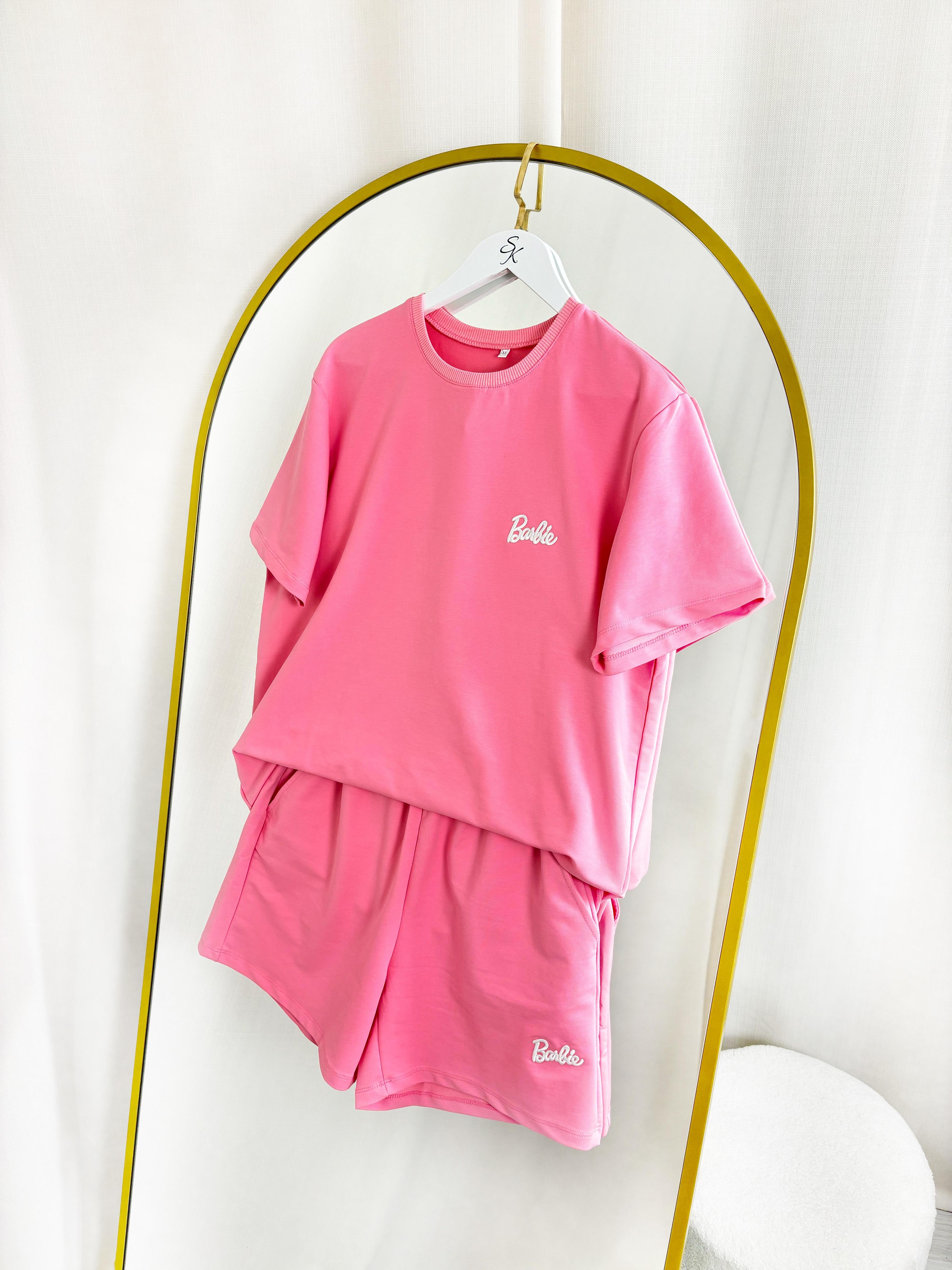 Barbie Tshirt Şort Takım
