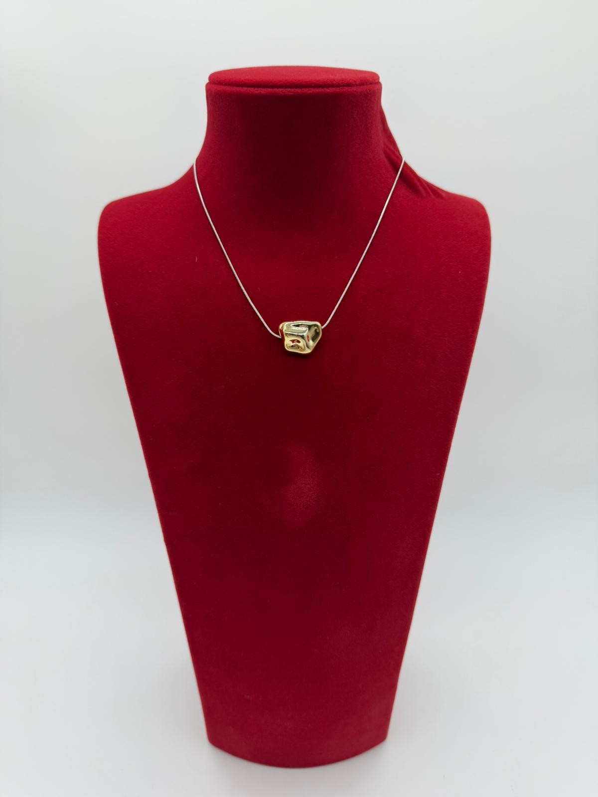 şekilsiz gold kolye