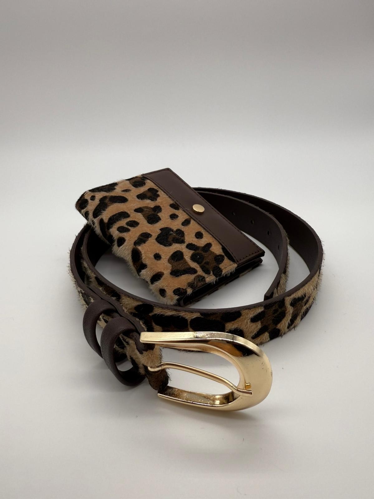 kahverengi leopar kemer 