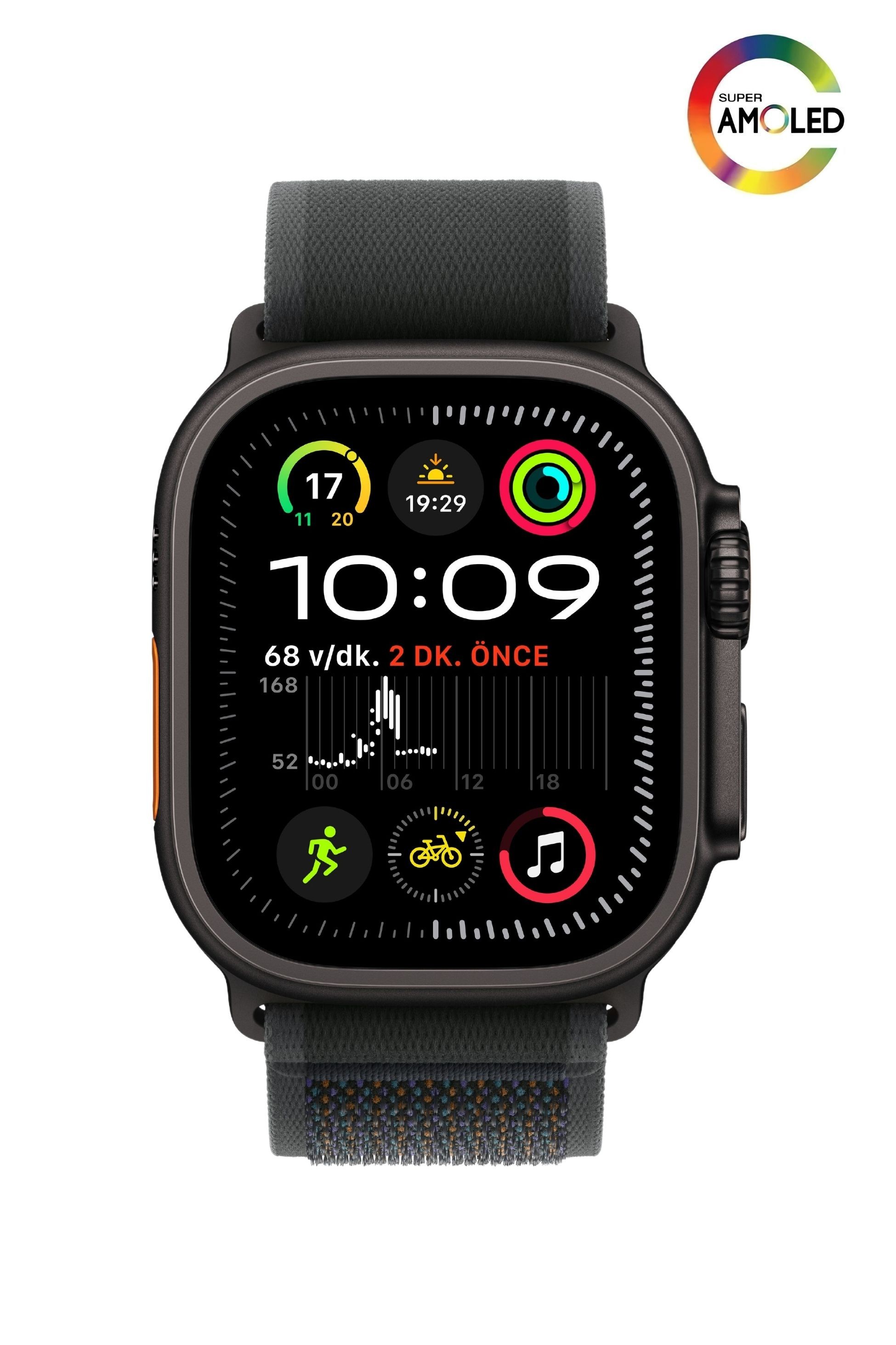 Watch ULTRA 2 MAX HK+ 49mm & MagSafe Battery Pack & 2. Nesil Air Bluetooth Kulaklık (Black Edition)