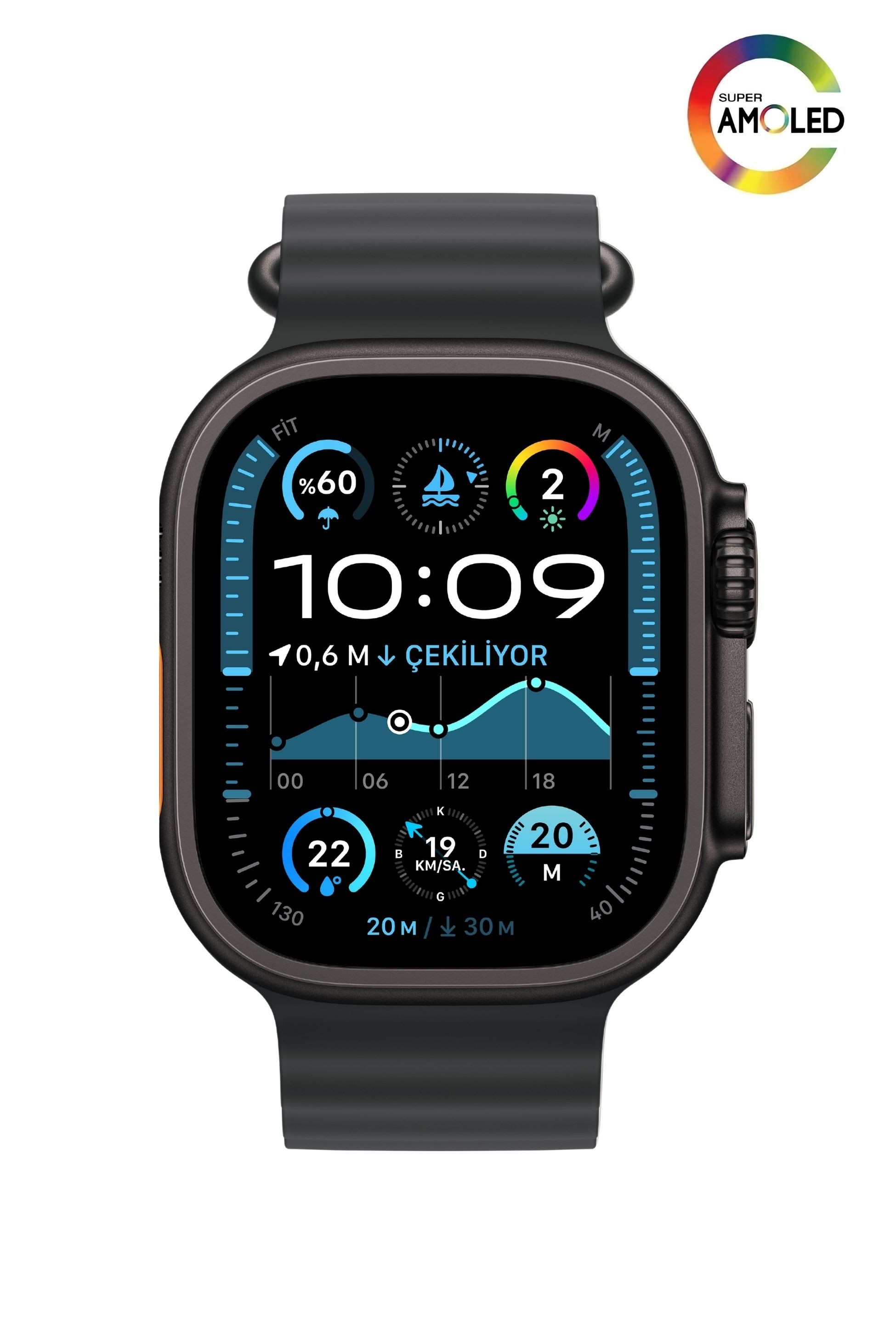 Watch ULTRA 2 MAX HK+ 49mm & 1. Nesil Air Pro Pre Bluetooth Kulaklık Aktif Gürültü Engelleme Ve Şeffaf Mod