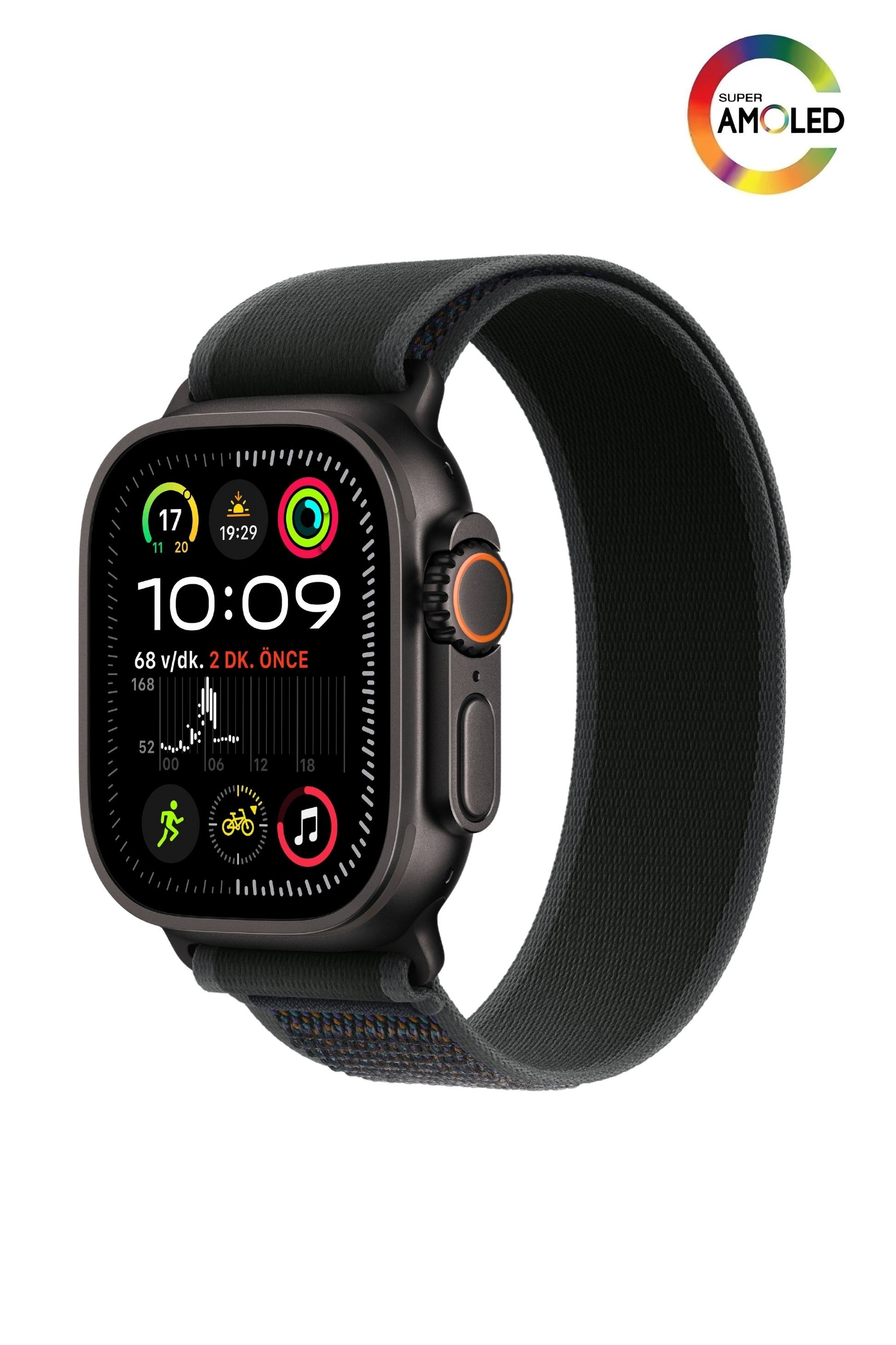 Watch ULTRA 2 MAX HK+ 49mm & MagSafe Battery Pack & 3. Nesil Air Bluetooth Kulaklık (Black Edition)