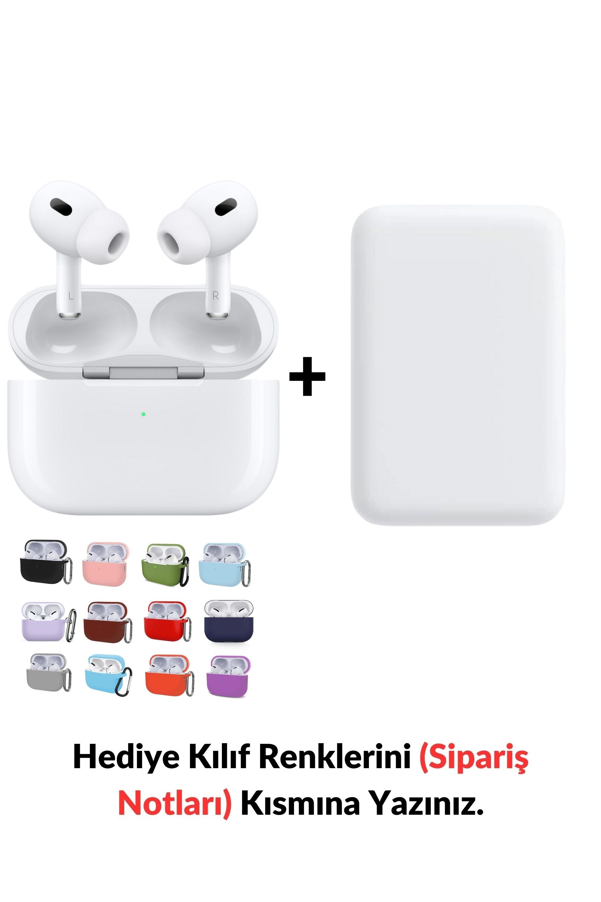 2. Nesil Air Pro Pre Bluetooth Kulaklık Aktif Gürültü Engelleme Ve Şeffaf Mod & MagSafe Battery Pack