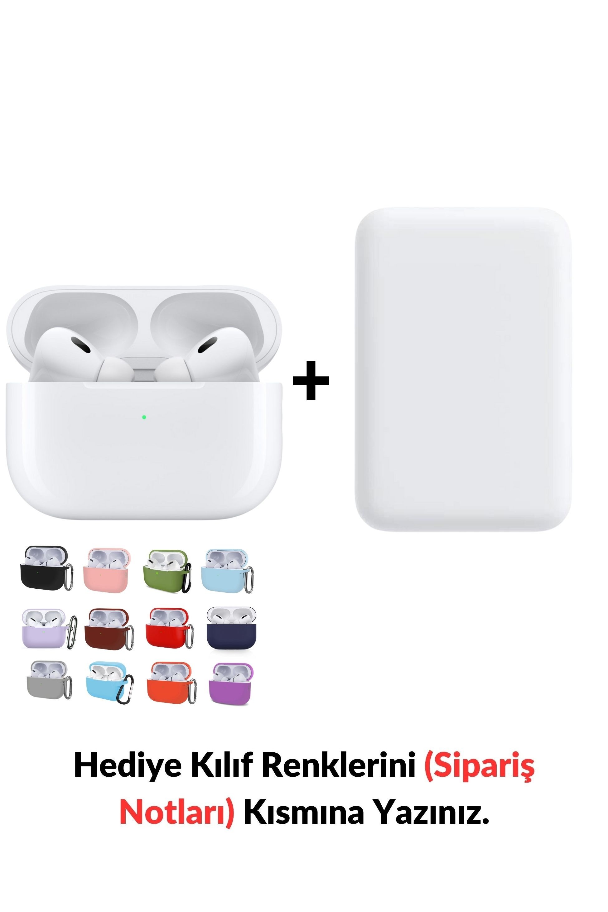 1. Nesil Air Pro Pre Bluetooth Kulaklık Aktif Gürültü Engelleme Ve Şeffaf Mod & MagSafe Battery Pack