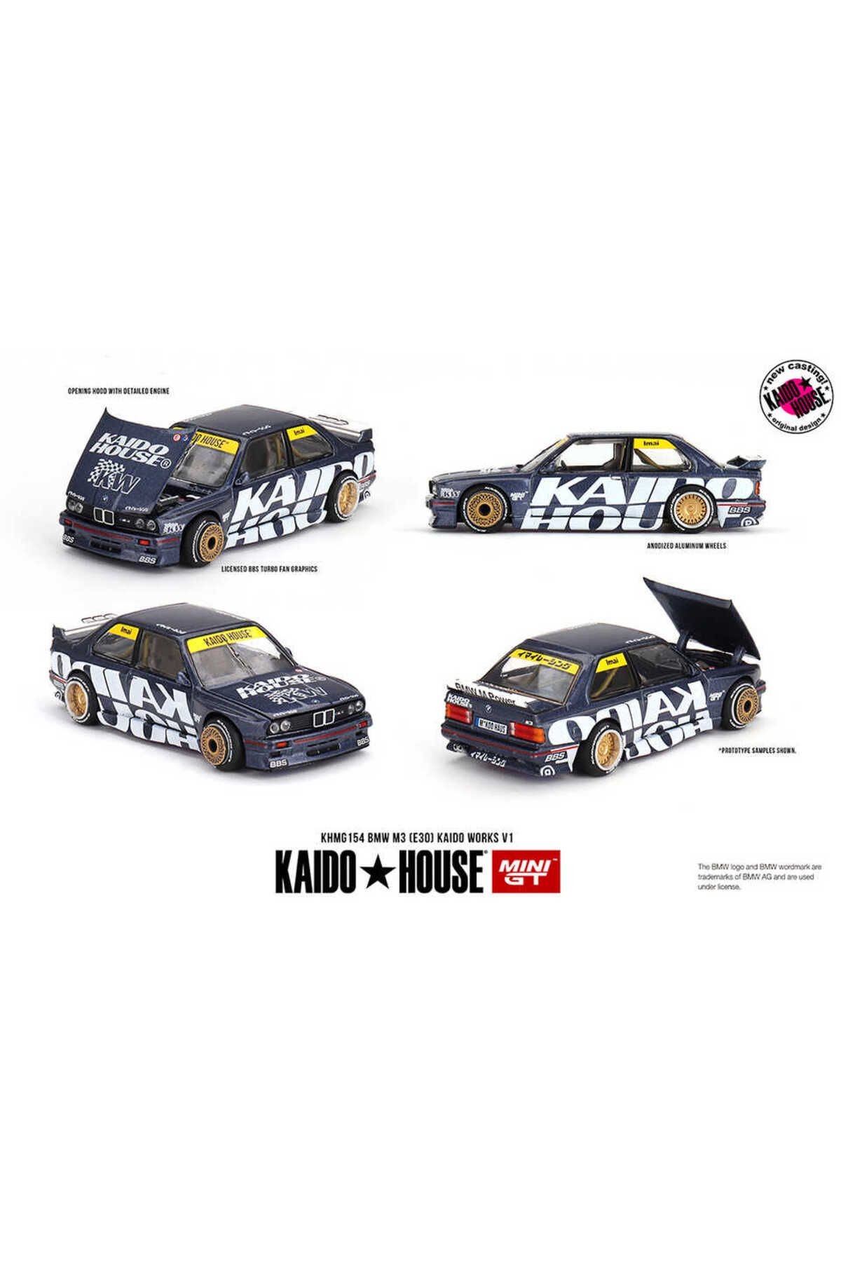 1/64 KaidoHouse BMW M3 (E30) Kaido Works V1 KHMG154