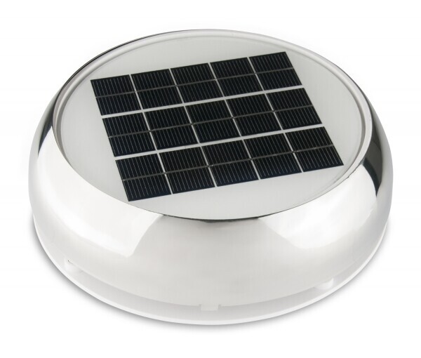 Nicro Day&Night Solar Havalandırma 24 Saat, Paslanmaz Çelik