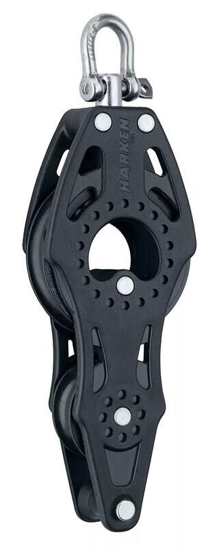 Harken 57mm Carbo Kuyruklu Altalta İkili Makara / 10mm