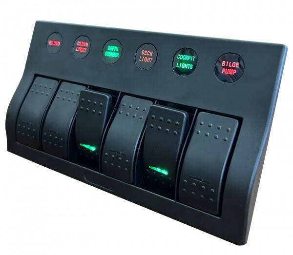 Otomatik Sigortalı Elektrik Kontrol Paneli, Led Işıklı ve Etiketli