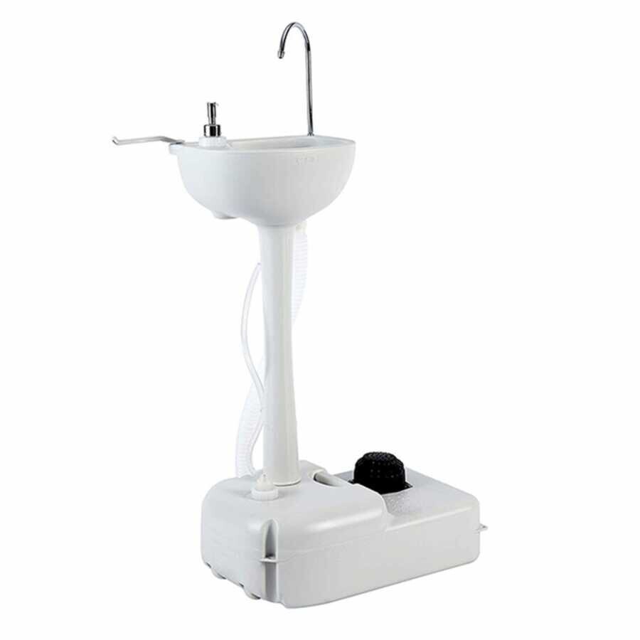 Porvaletti Portatif Lavabo, 17L Temiz Su Tanklı
